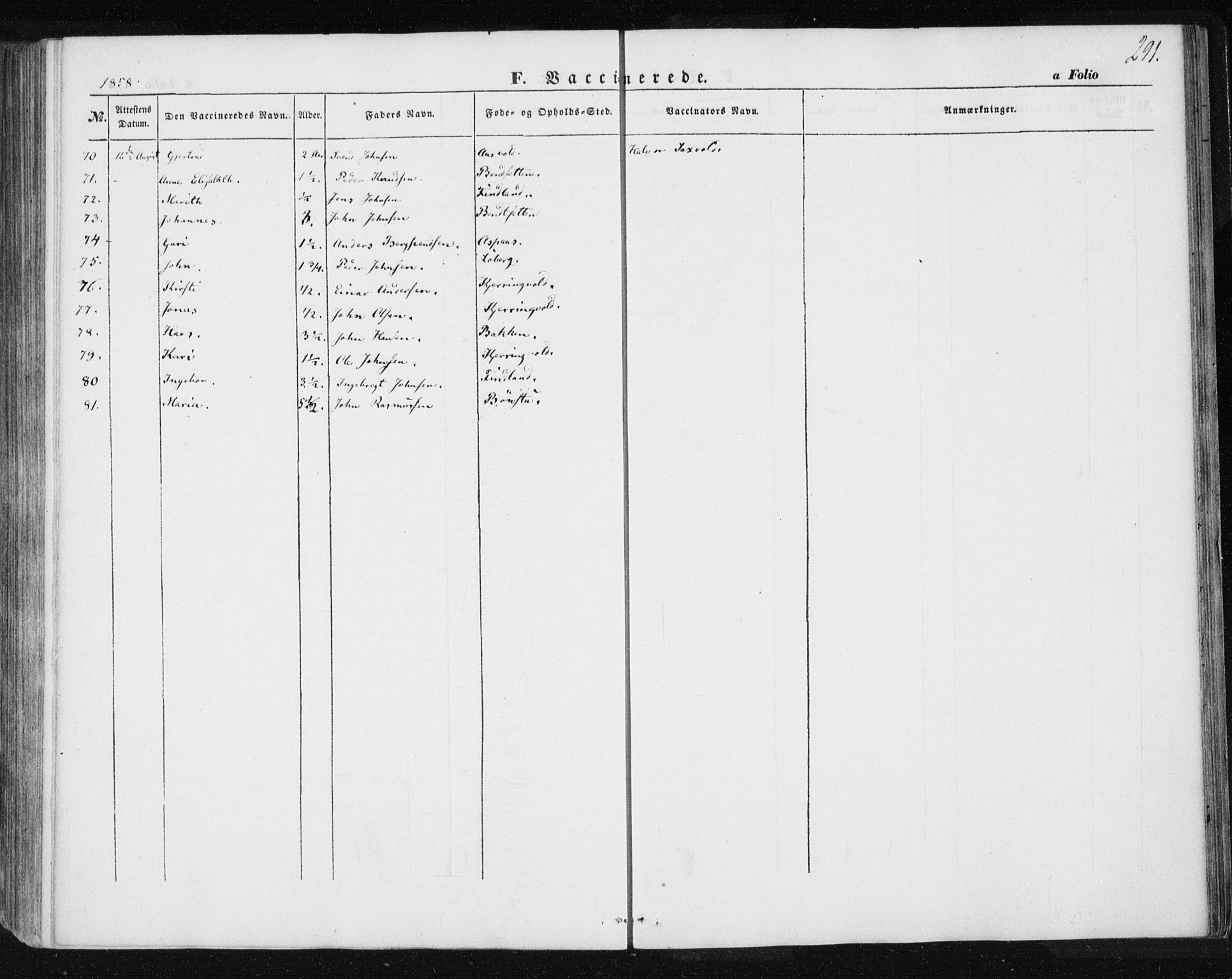 Ministerialprotokoller, klokkerbøker og fødselsregistre - Sør-Trøndelag, AV/SAT-A-1456/685/L0965: Ministerialbok nr. 685A06 /3, 1846-1859, s. 291