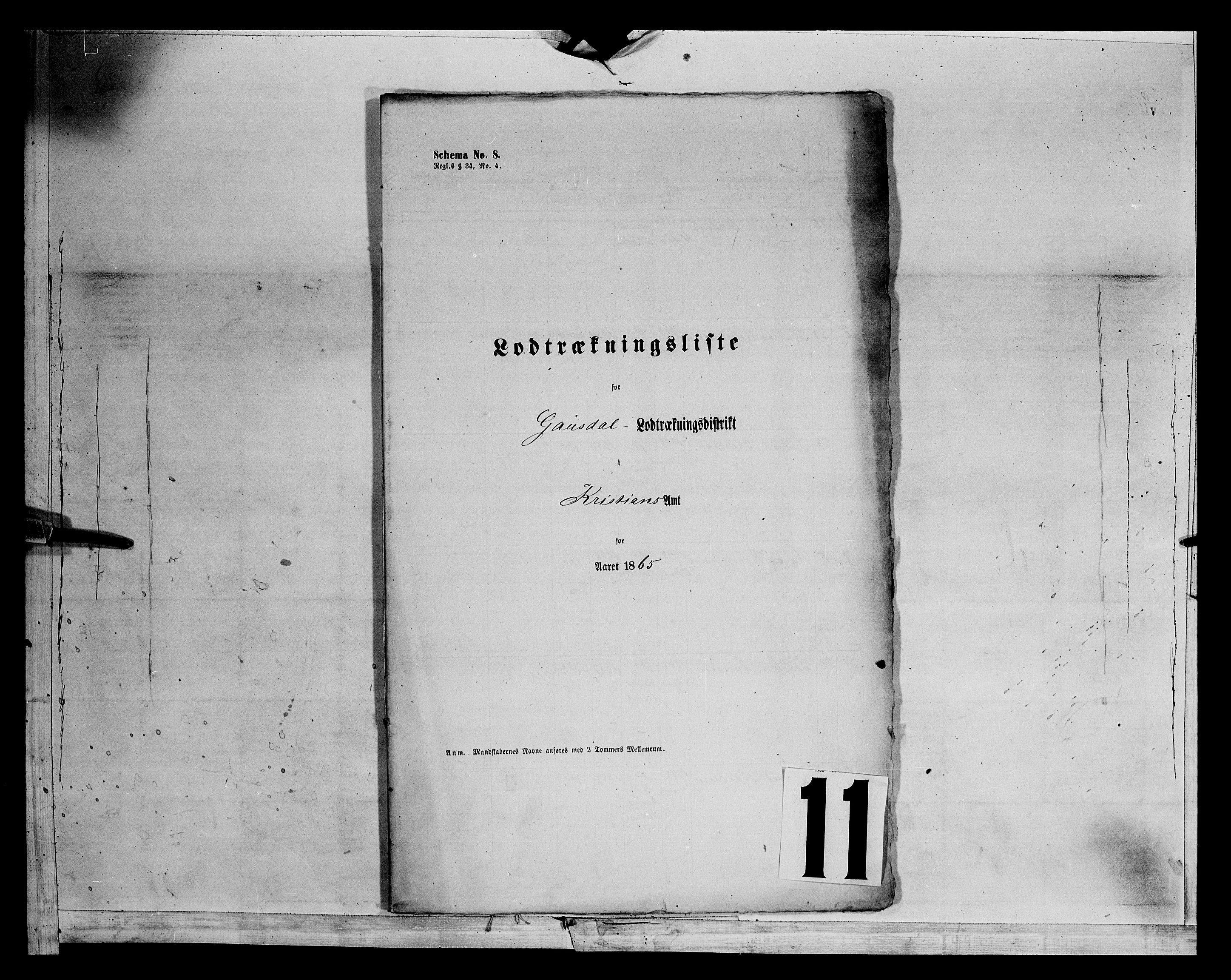 Fylkesmannen i Oppland, SAH/FYO-002/1/K/Kg/L1172: Fåberg, Lillehammer og Gausdal, 1860-1879, s. 408