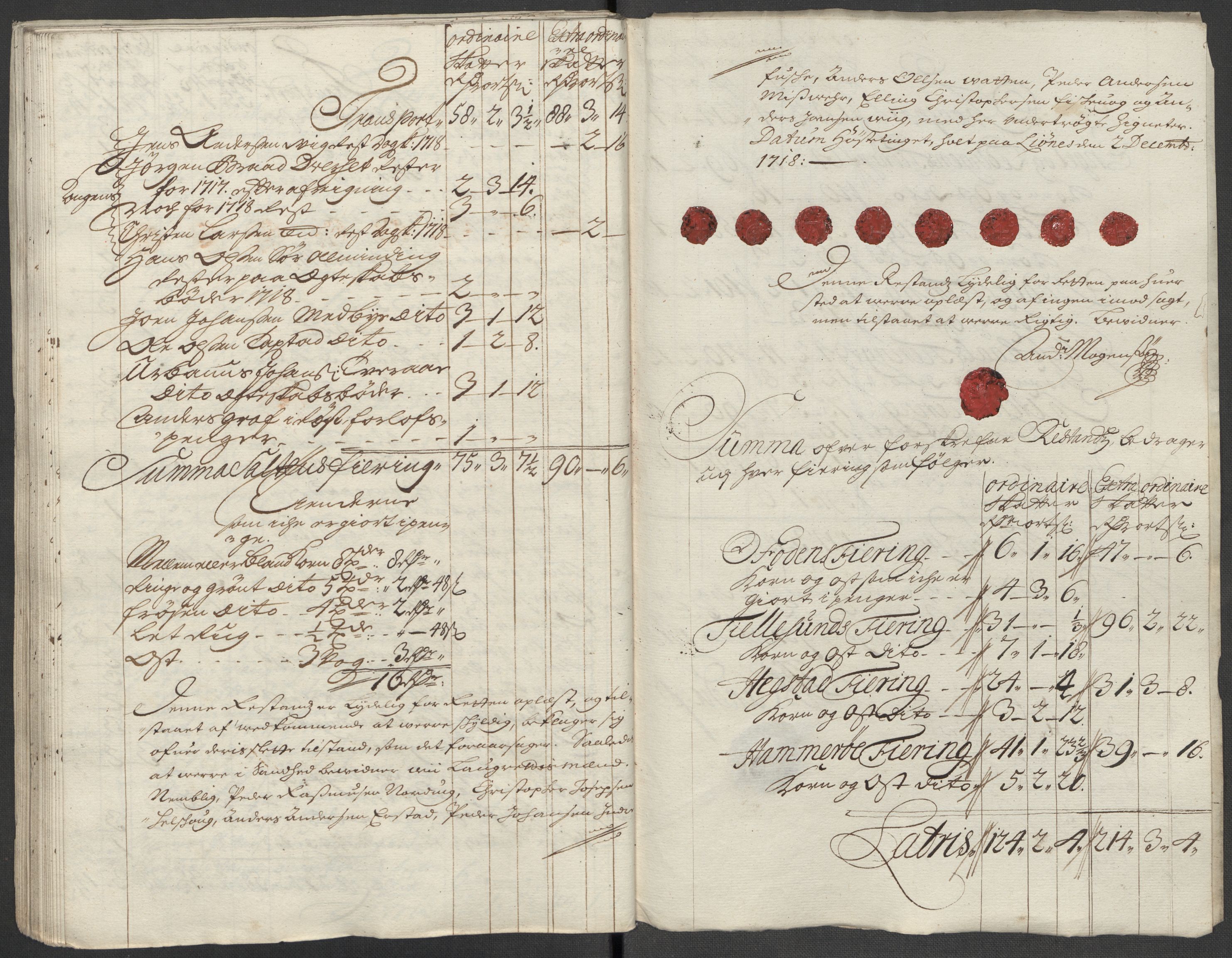 Rentekammeret inntil 1814, Reviderte regnskaper, Fogderegnskap, AV/RA-EA-4092/R66/L4588: Fogderegnskap Salten, 1718, s. 459