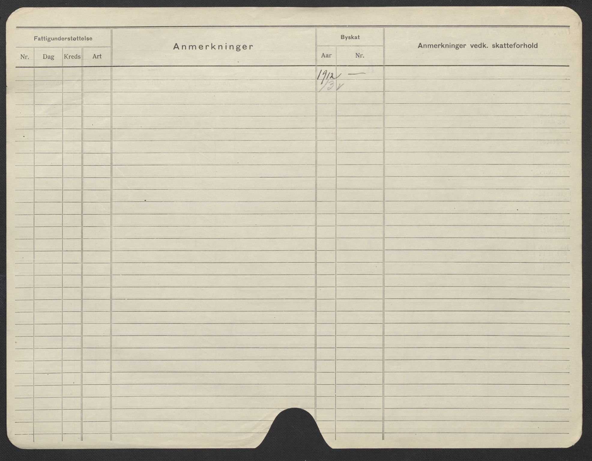Oslo folkeregister, Registerkort, SAO/A-11715/F/Fa/Fac/L0022: Kvinner, 1906-1914, s. 501b