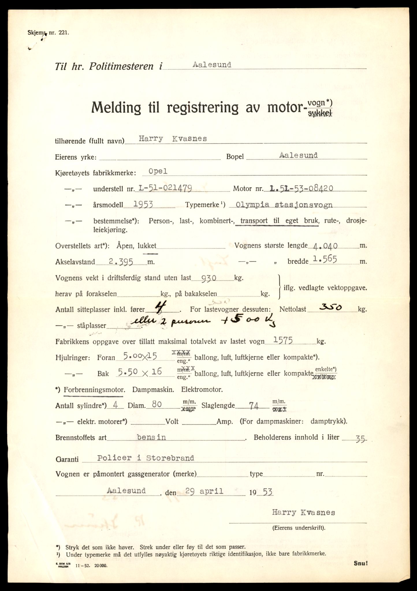 Møre og Romsdal vegkontor - Ålesund trafikkstasjon, AV/SAT-A-4099/F/Fe/L0043: Registreringskort for kjøretøy T 14080 - T 14204, 1927-1998, s. 1907