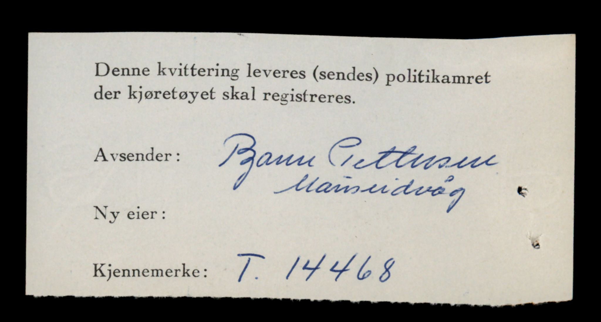 Møre og Romsdal vegkontor - Ålesund trafikkstasjon, AV/SAT-A-4099/F/Fe/L0046: Registreringskort for kjøretøy T 14445 - T 14579, 1927-1998