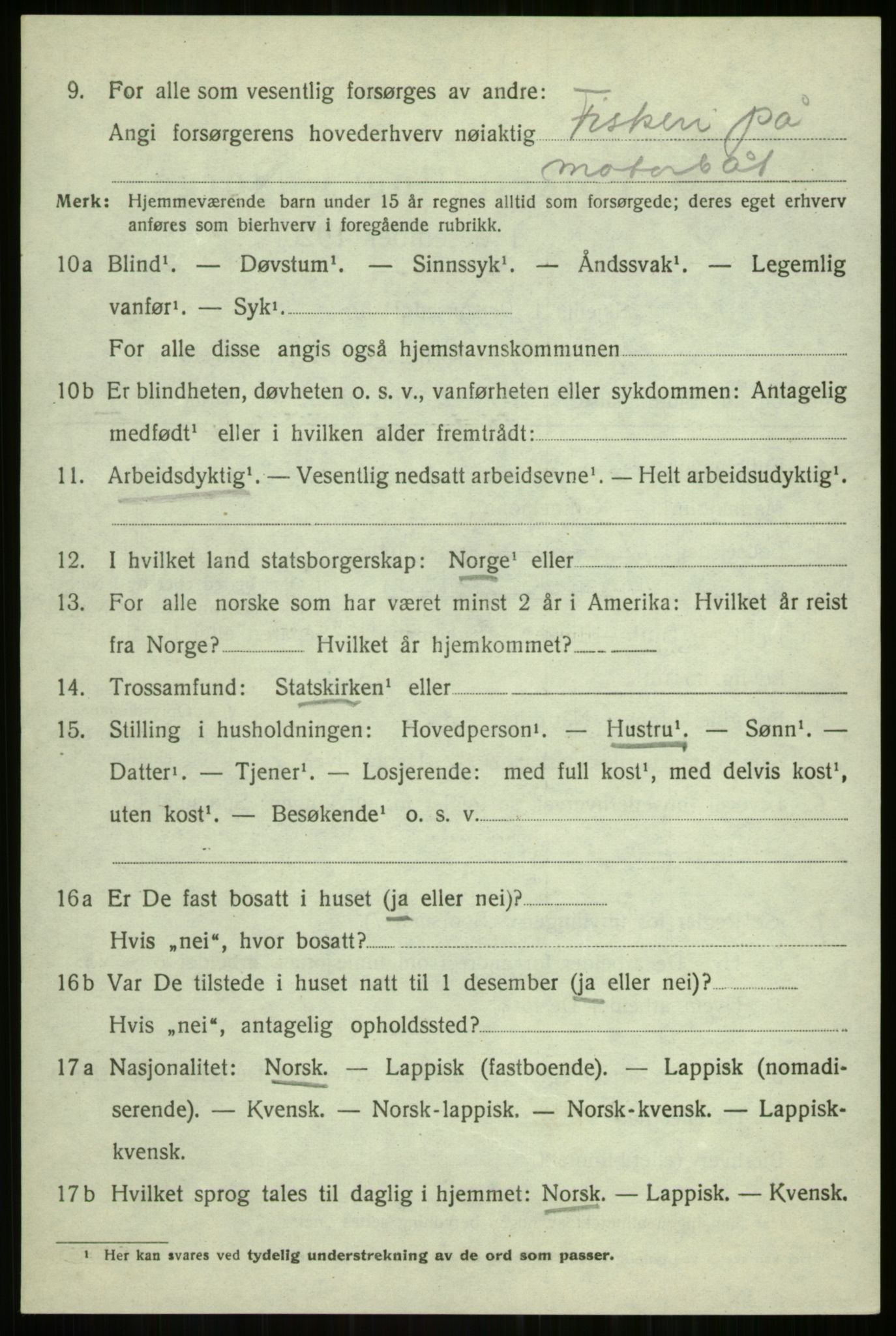SATØ, Folketelling 1920 for 1933 Balsfjord herred, 1920, s. 4493