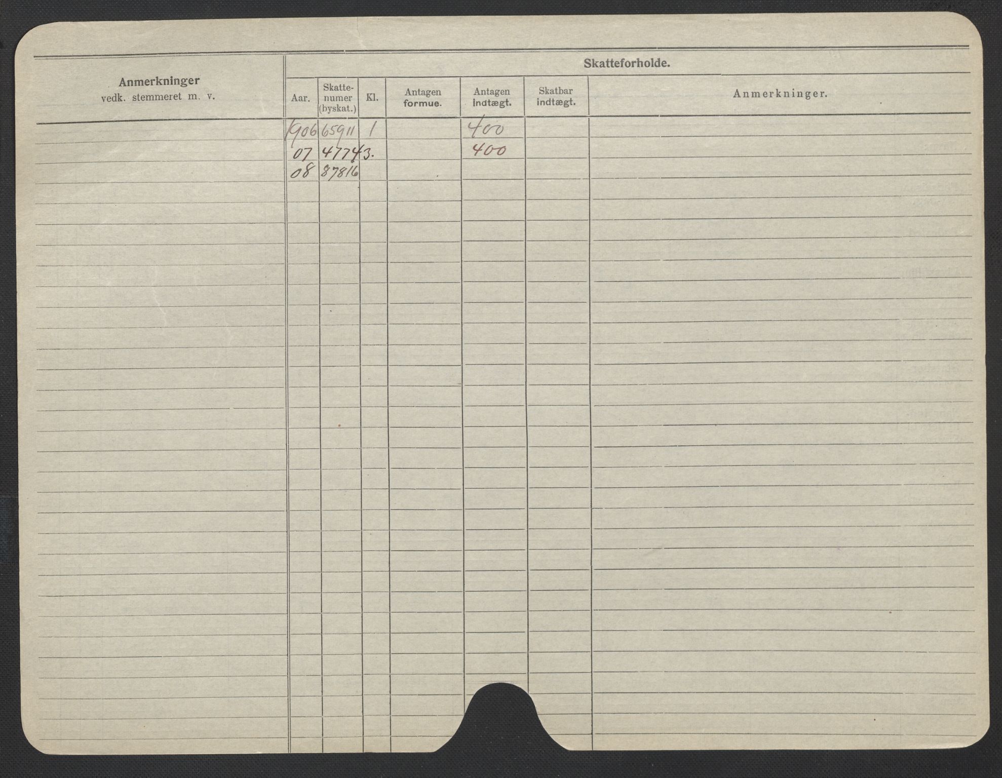 Oslo folkeregister, Registerkort, AV/SAO-A-11715/F/Fa/Fac/L0019: Kvinner, 1906-1914, s. 855b