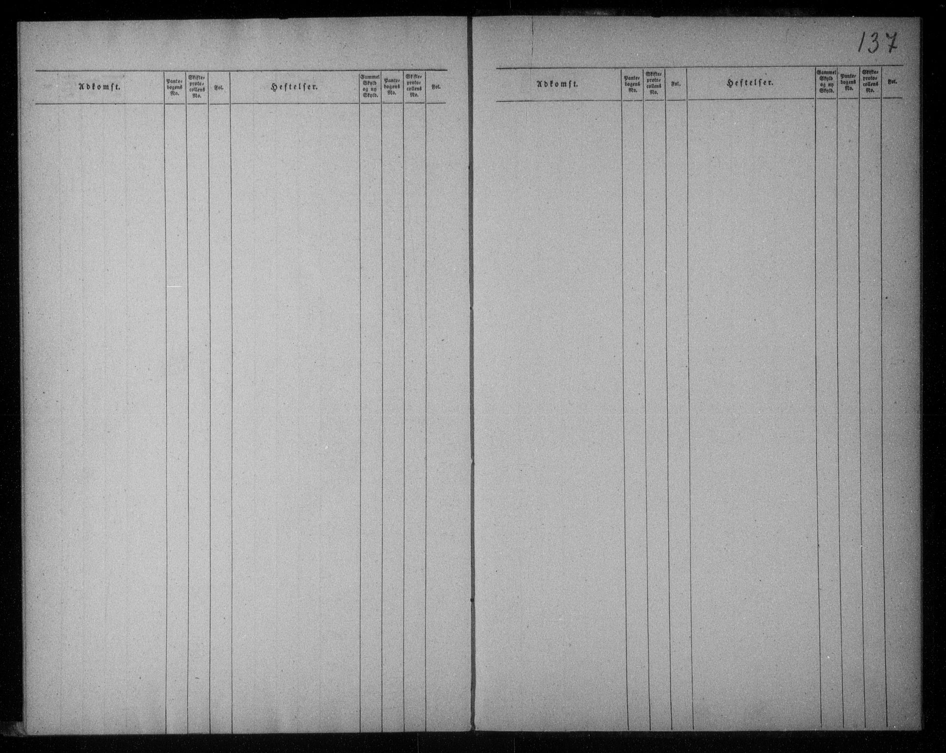 Lister sorenskriveri, SAK/1221-0003/G/Ga/L0010: Panteregister nr. 10, 1738-1810, s. 137