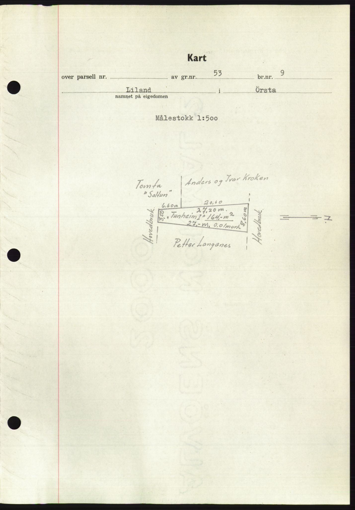 Søre Sunnmøre sorenskriveri, AV/SAT-A-4122/1/2/2C/L0101: Pantebok nr. 27A, 1955-1955, Dagboknr: 1586/1955