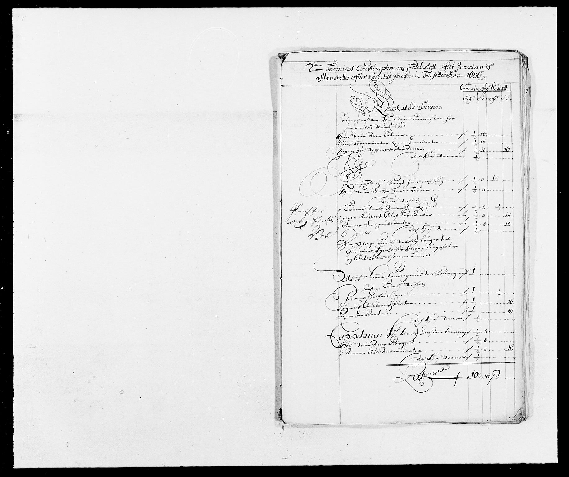 Rentekammeret inntil 1814, Reviderte regnskaper, Fogderegnskap, AV/RA-EA-4092/R05/L0275: Fogderegnskap Rakkestad, 1685-1686, s. 274
