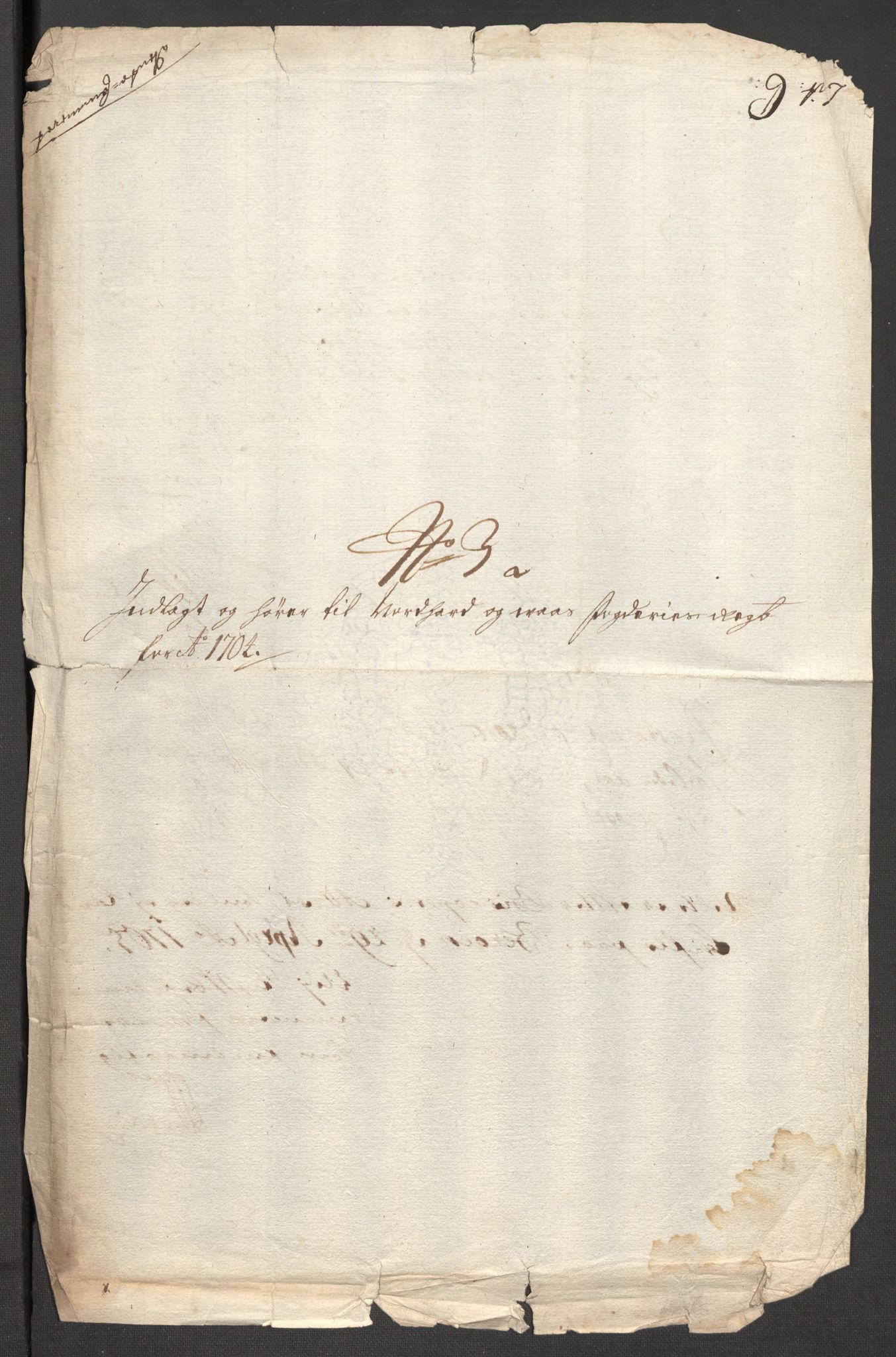 Rentekammeret inntil 1814, Reviderte regnskaper, Fogderegnskap, RA/EA-4092/R51/L3187: Fogderegnskap Nordhordland og Voss, 1704-1705, s. 138
