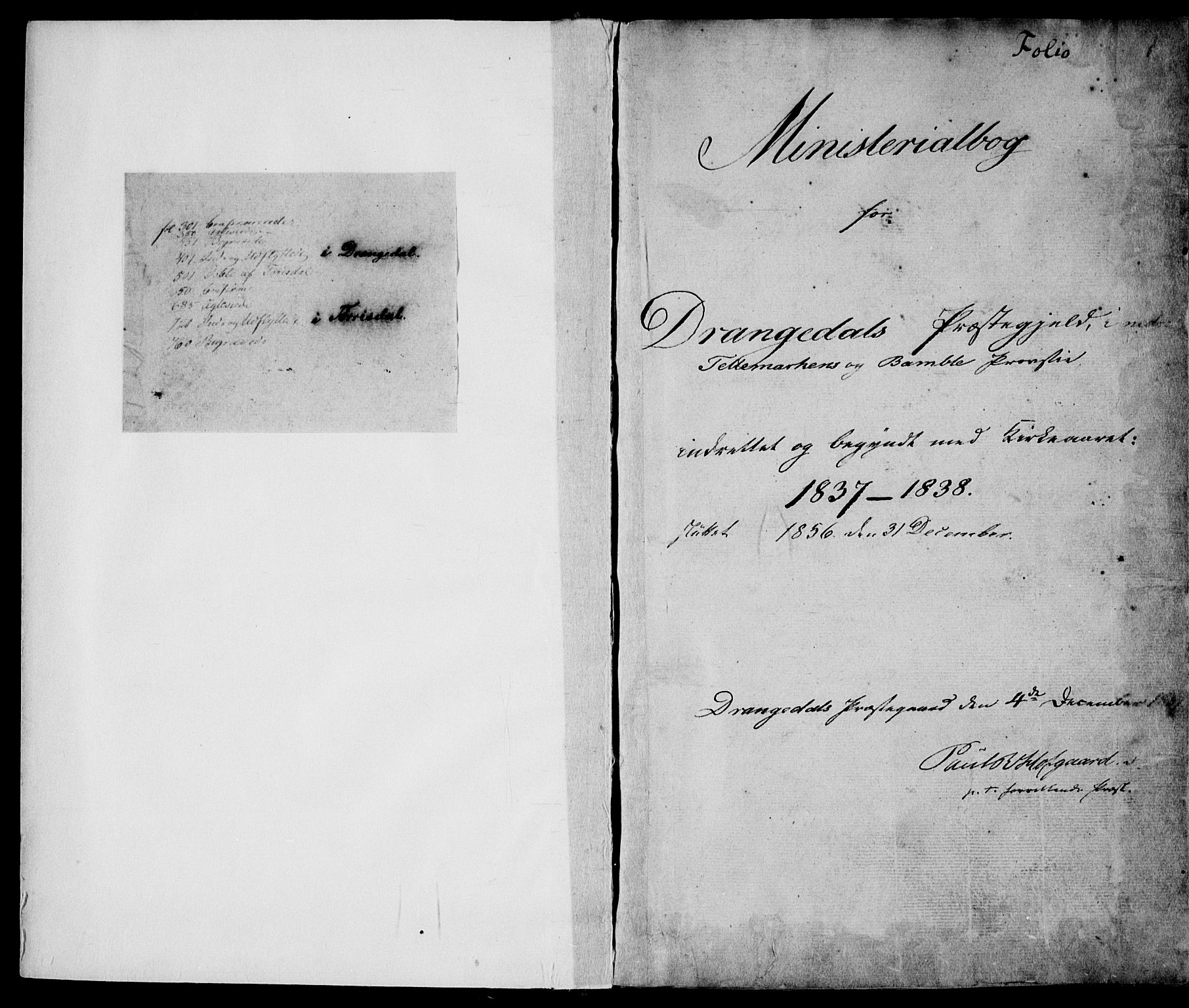 Drangedal kirkebøker, SAKO/A-258/F/Fa/L0007a: Ministerialbok nr. 7a, 1837-1856, s. 2