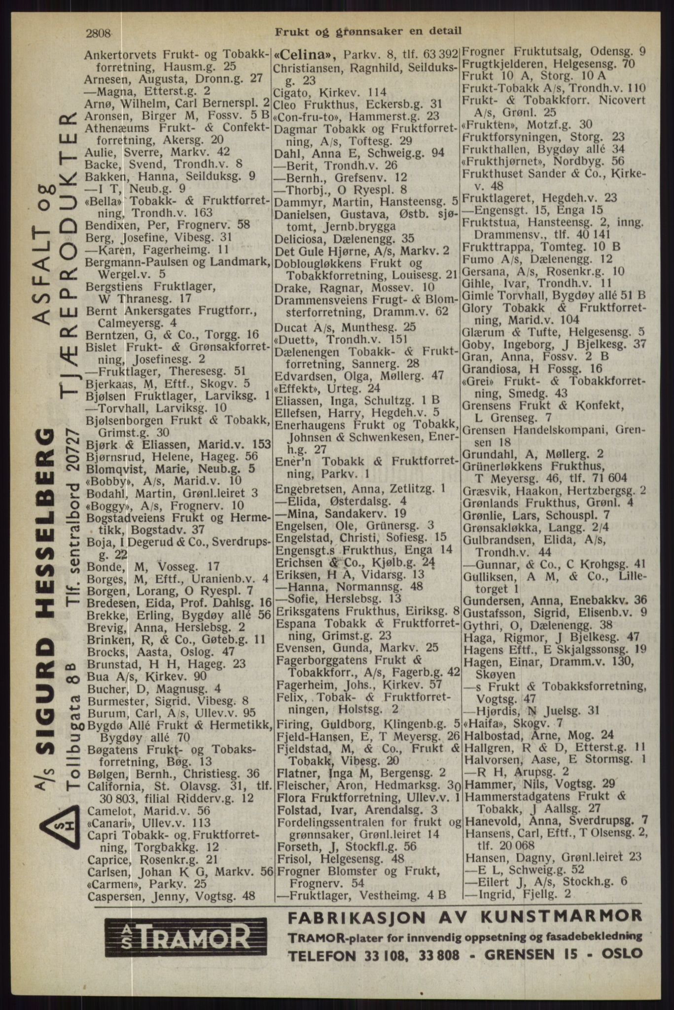 Kristiania/Oslo adressebok, PUBL/-, 1944, s. 2808
