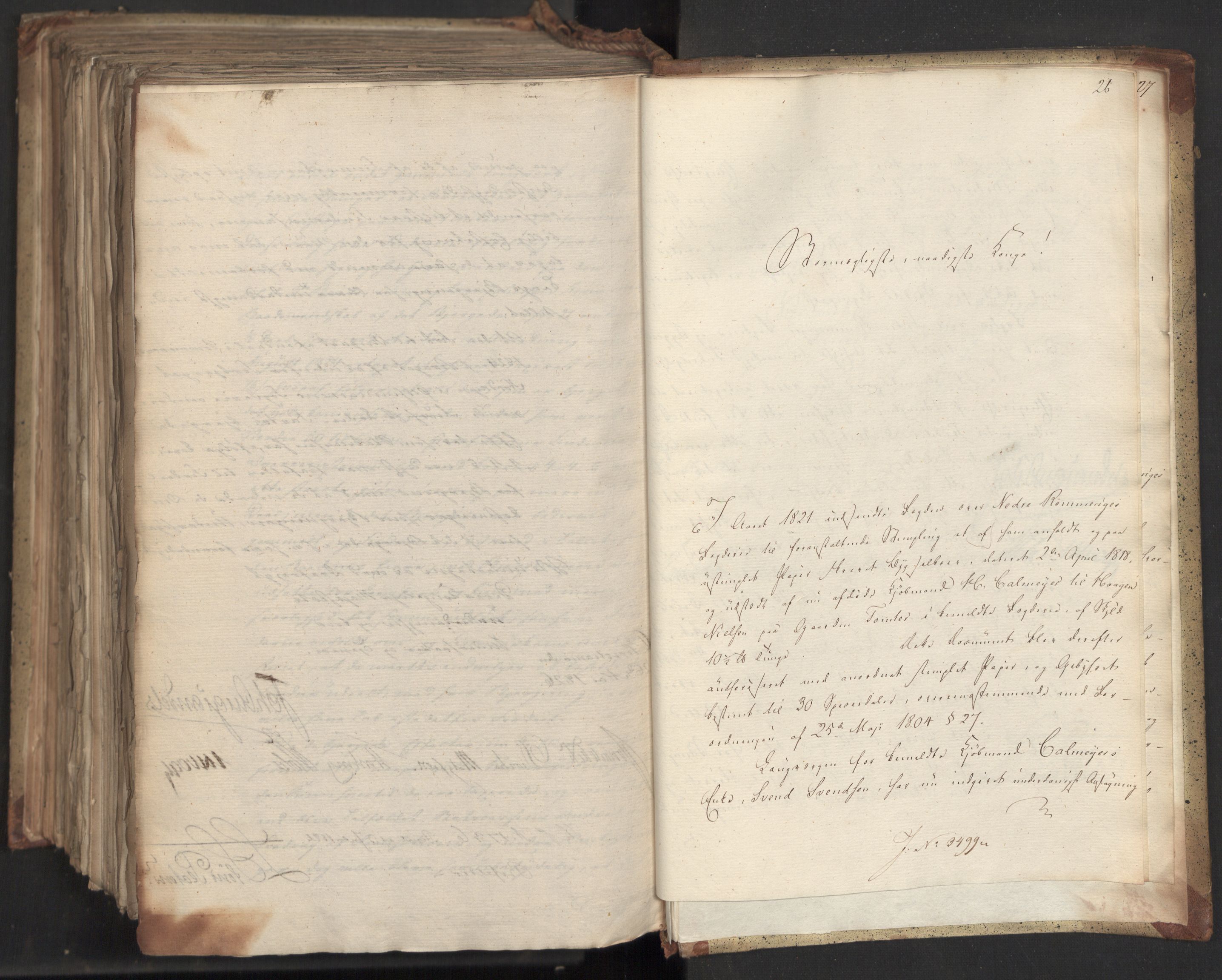Statsrådsavdelingen i Stockholm, AV/RA-S-1003/D/Da/L0046: Regjeringsinnstillinger nr. 3308-3500, 1826, s. 529