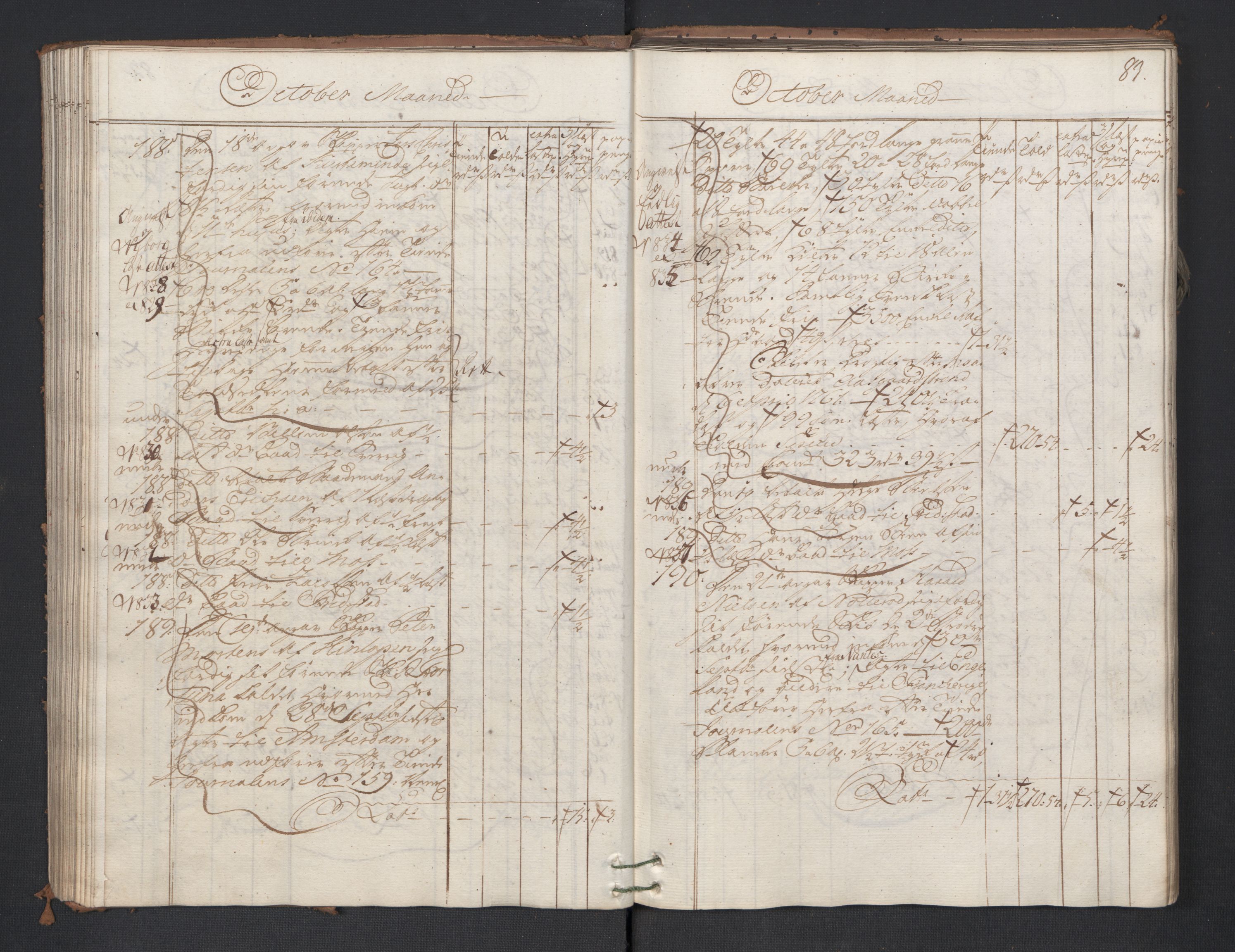 Generaltollkammeret, tollregnskaper, AV/RA-EA-5490/R01/L0047/0001: Tollregnskaper Fredrikshald / Utgående hovedtollbok, 1762, s. 82b-83a