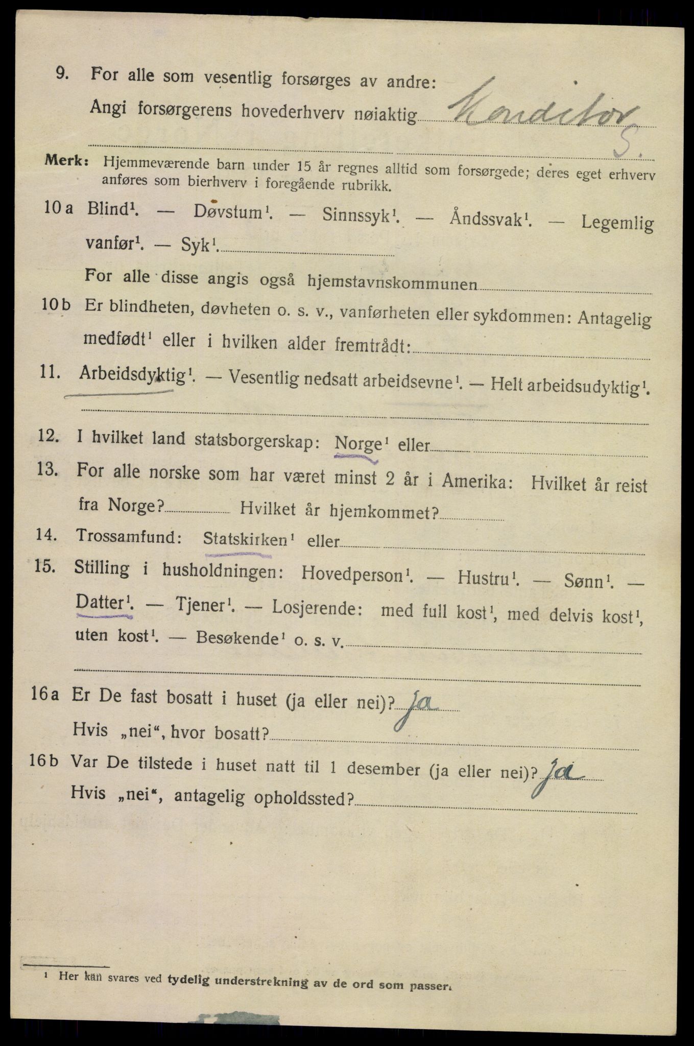 SAKO, Folketelling 1920 for 0801 Kragerø kjøpstad, 1920, s. 5290