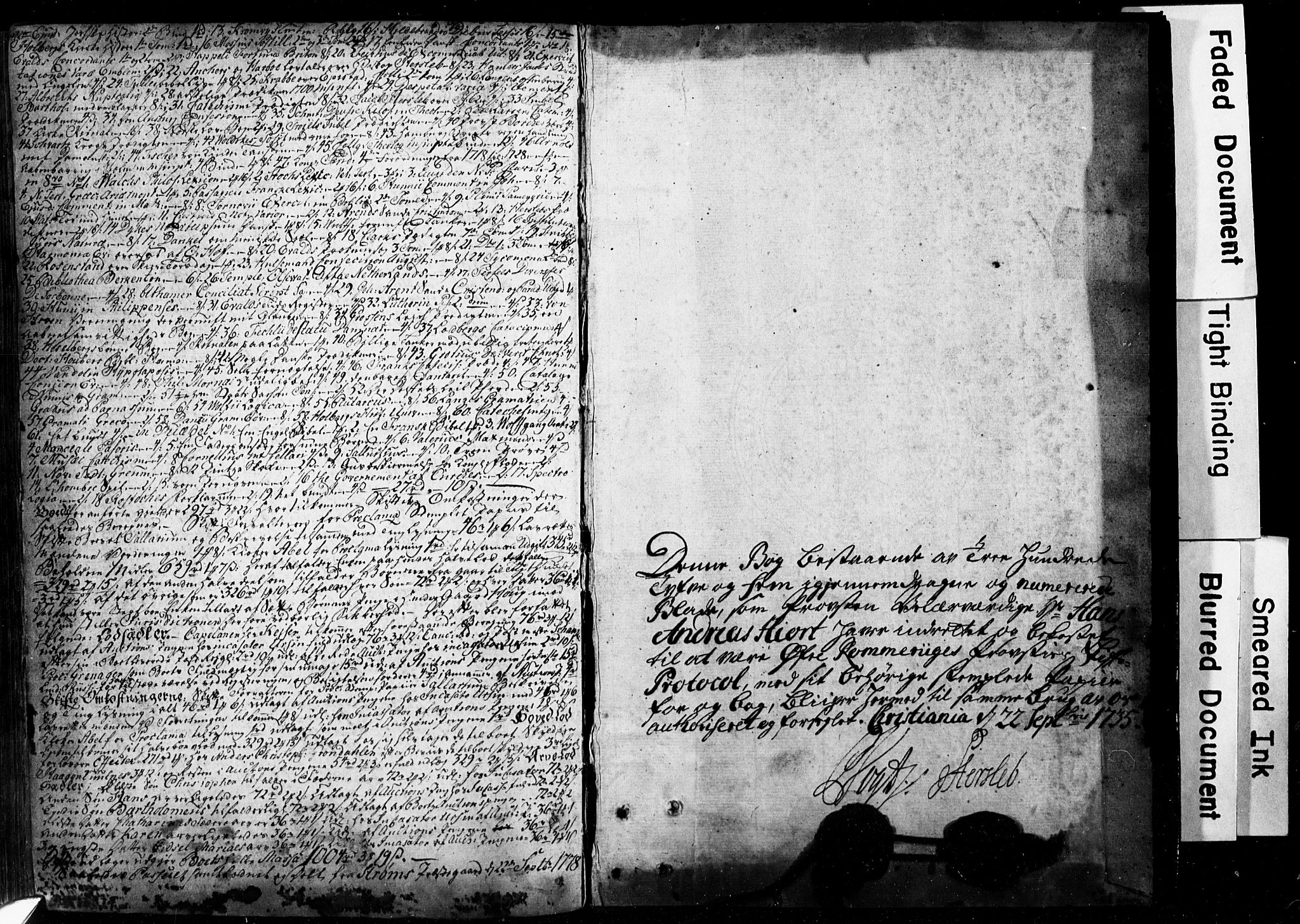 Den geistlige jurisdiksjon, AV/SAO-A-11097/G/Gd/Gdb/L0002: Skifteprotokoll, 1735-1778
