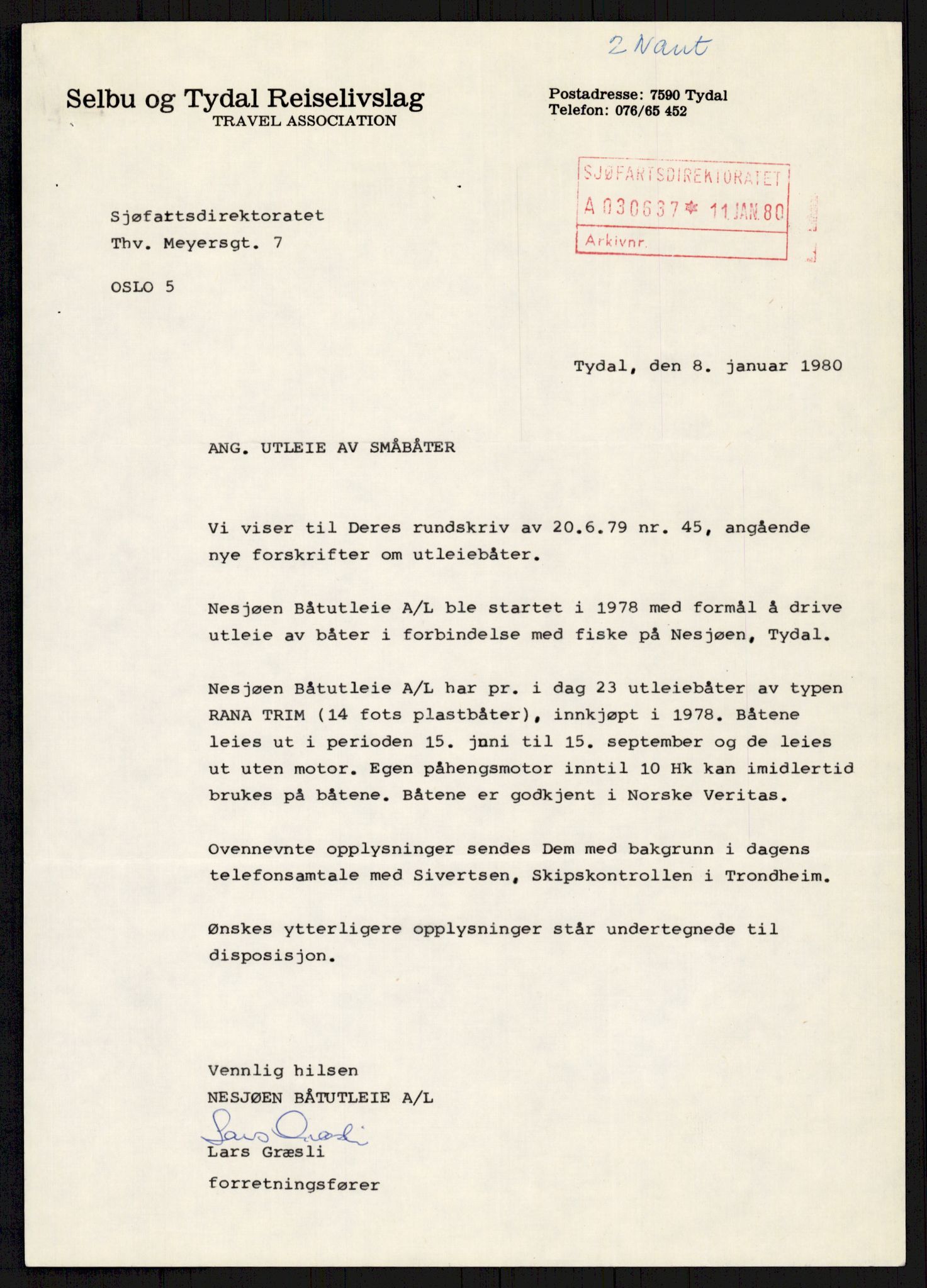 Sjøfartsdirektoratet med forløpere, generelt arkiv, AV/RA-S-1407/D/Du/Duc/L0641/0004: Skipskontrollen - Forskrifter    / Utleiebåter (2 mapper), 1977-1989, s. 22