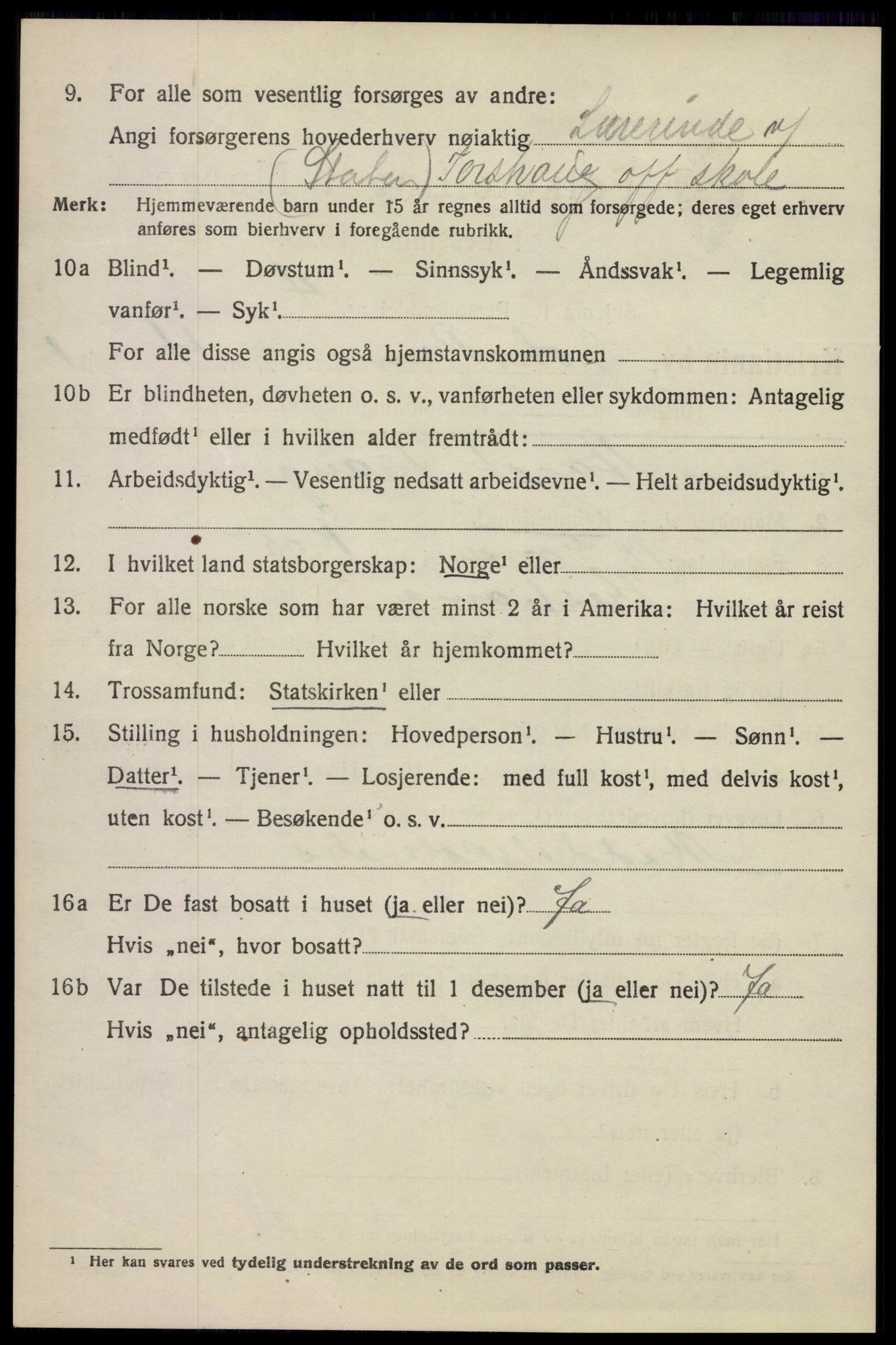 SAO, Folketelling 1920 for 0301 Kristiania kjøpstad, 1920, s. 323586