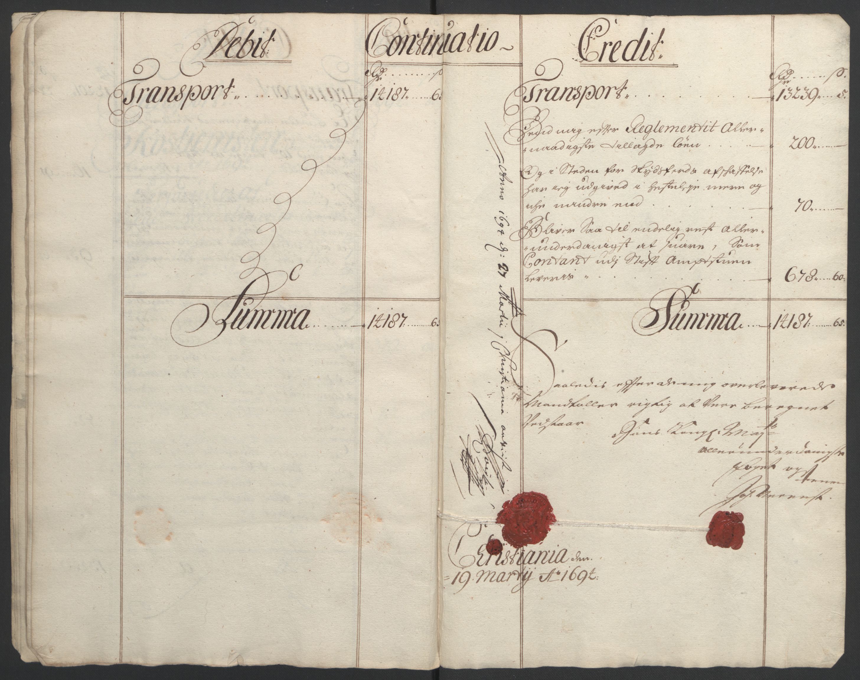 Rentekammeret inntil 1814, Reviderte regnskaper, Fogderegnskap, RA/EA-4092/R18/L1292: Fogderegnskap Hadeland, Toten og Valdres, 1693-1694, s. 15