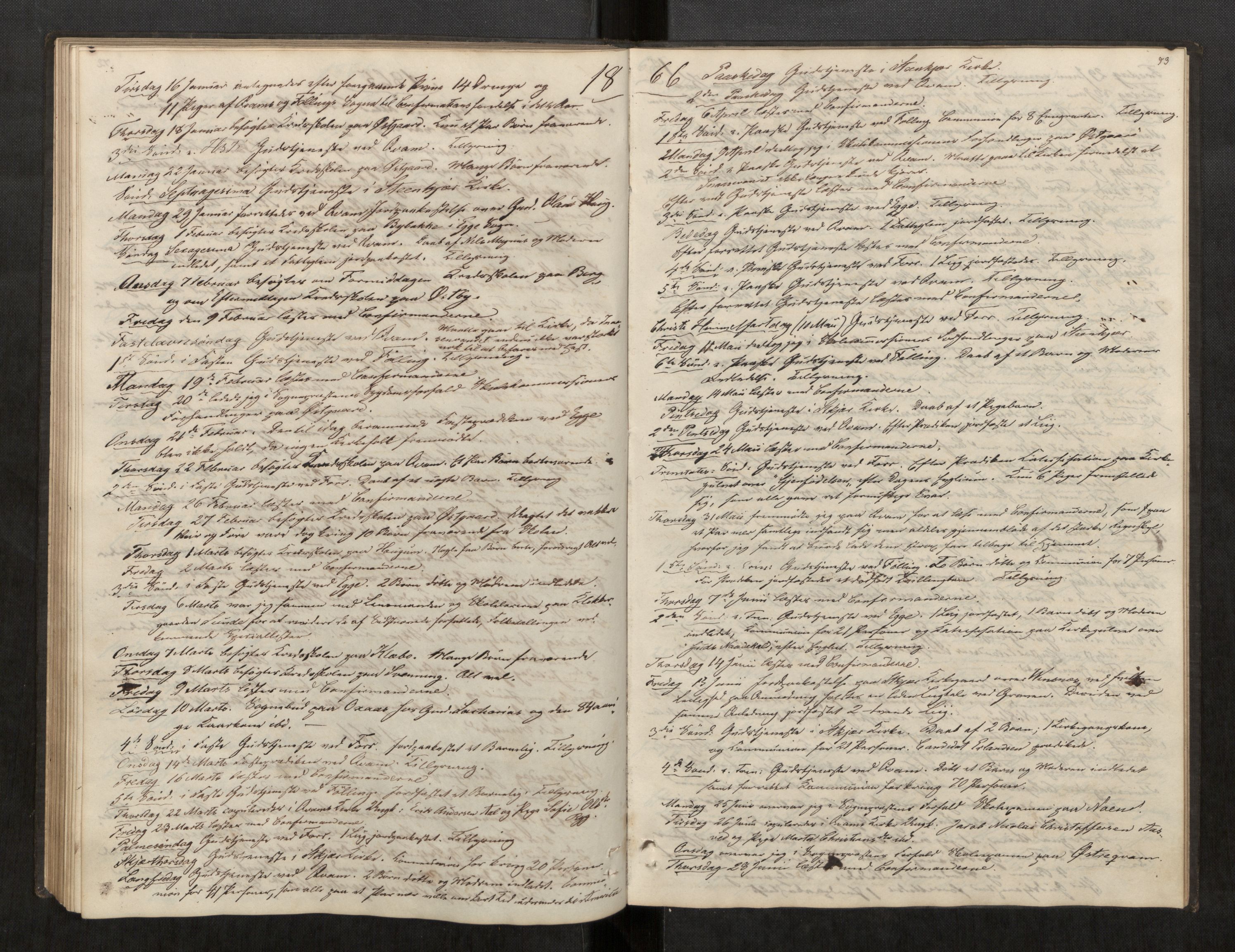 Stod sokneprestkontor, SAT/A-1164/2/I/I1/I1d/L0002: Residerende kapellans bok nr. 2, 1850-1869, s. 73