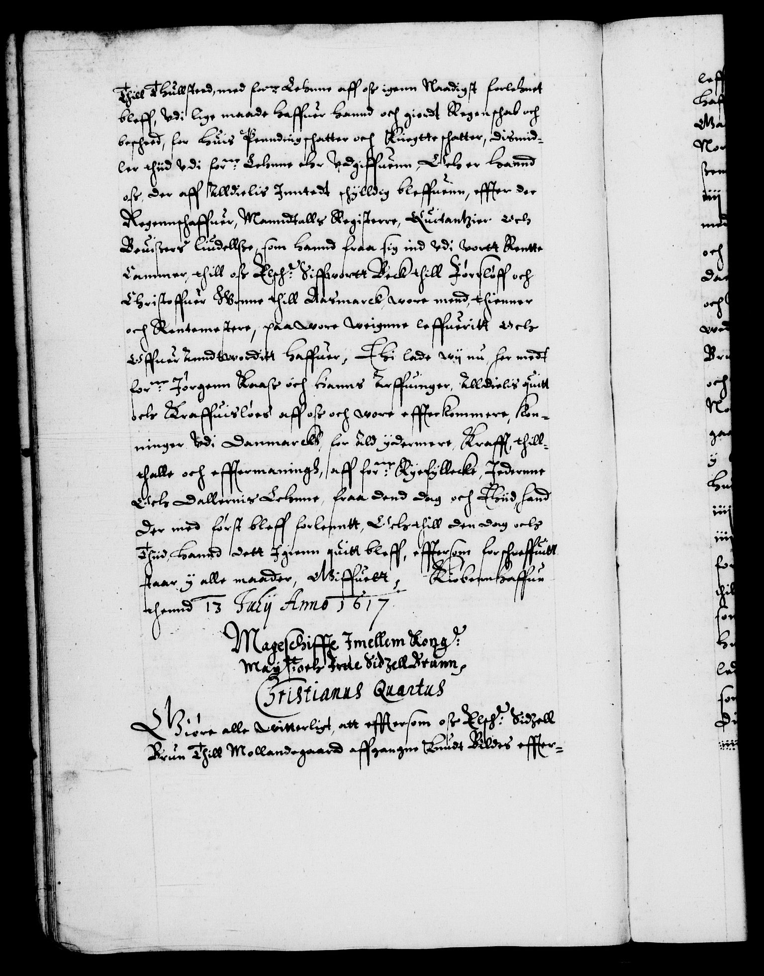 Danske Kanselli 1572-1799, RA/EA-3023/F/Fc/Fca/Fcaa/L0004: Norske registre (mikrofilm), 1617-1630, s. 20b