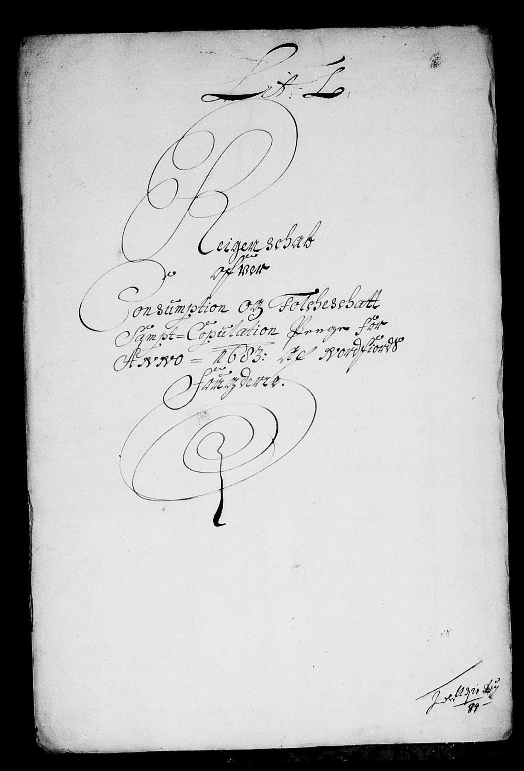 Rentekammeret inntil 1814, Reviderte regnskaper, Stiftamtstueregnskaper, Bergen stiftamt, AV/RA-EA-6043/R/Rc/L0068: Bergen stiftamt, 1683