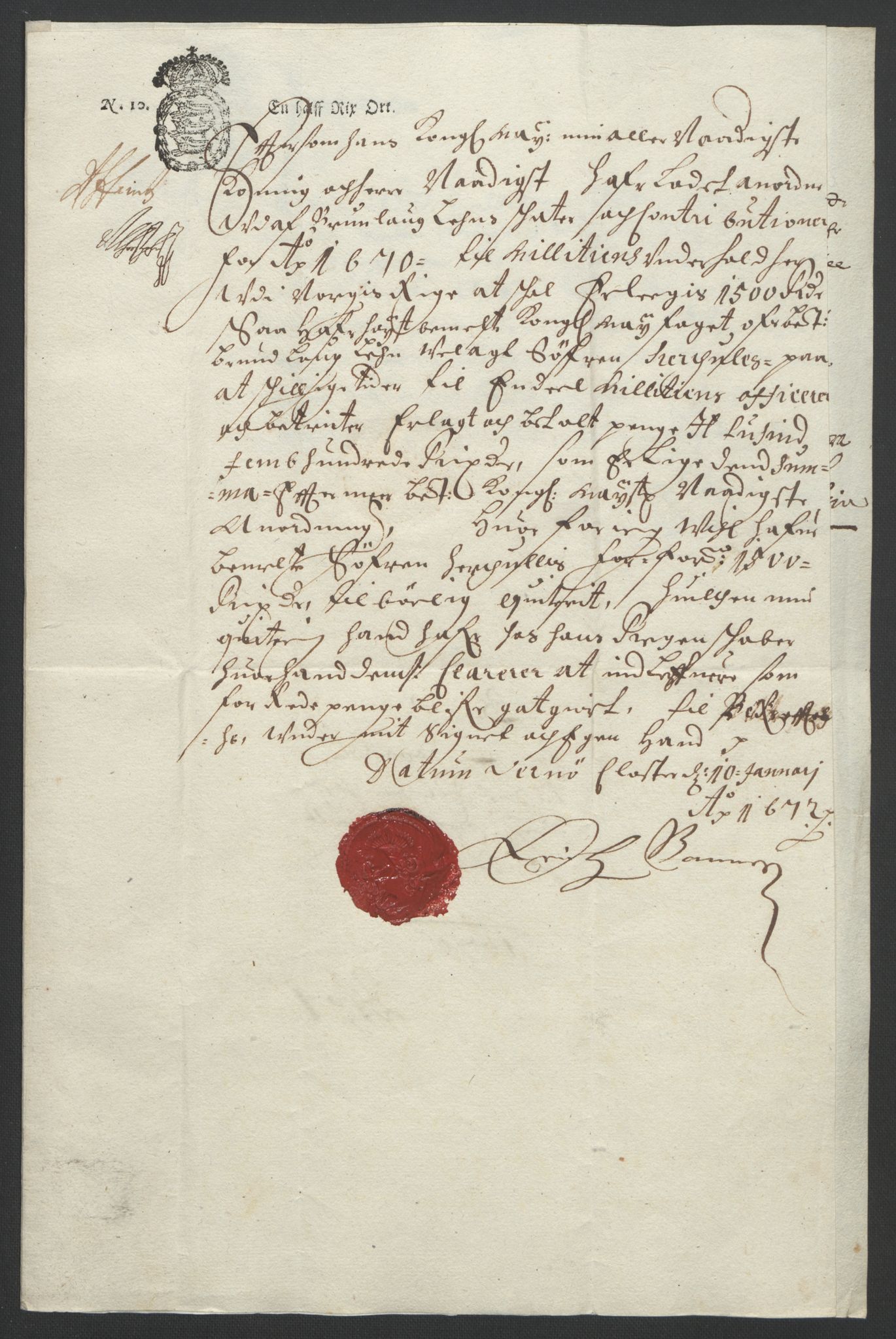 Rentekammeret inntil 1814, Reviderte regnskaper, Fogderegnskap, AV/RA-EA-4092/R33/L1965: Fogderegnskap Larvik grevskap, 1669-1670, s. 142