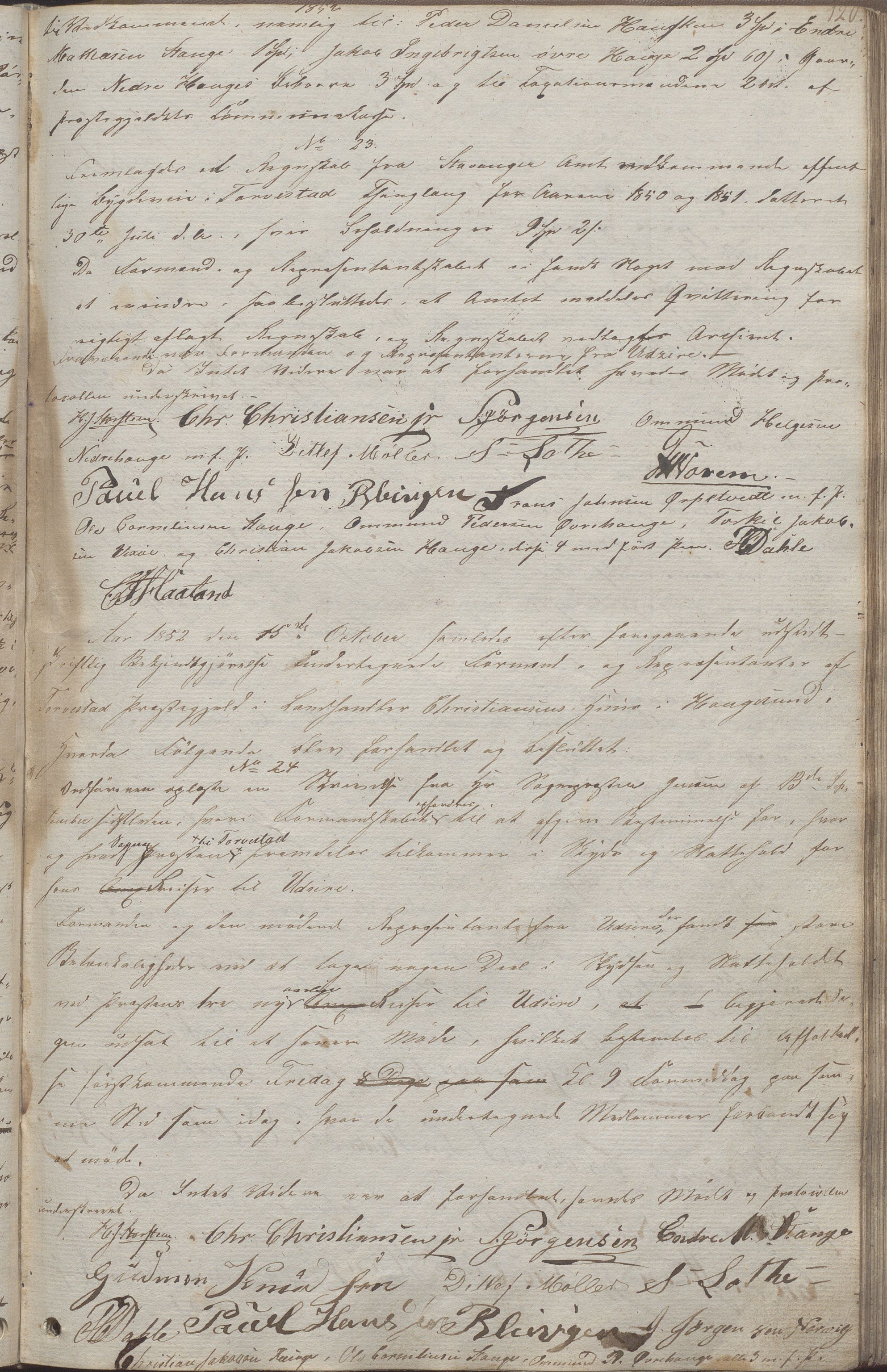 Torvastad kommune - Formannskapet, IKAR/K-101331/A/L0001: Forhandlingsprotokoll, 1837-1860, s. 197