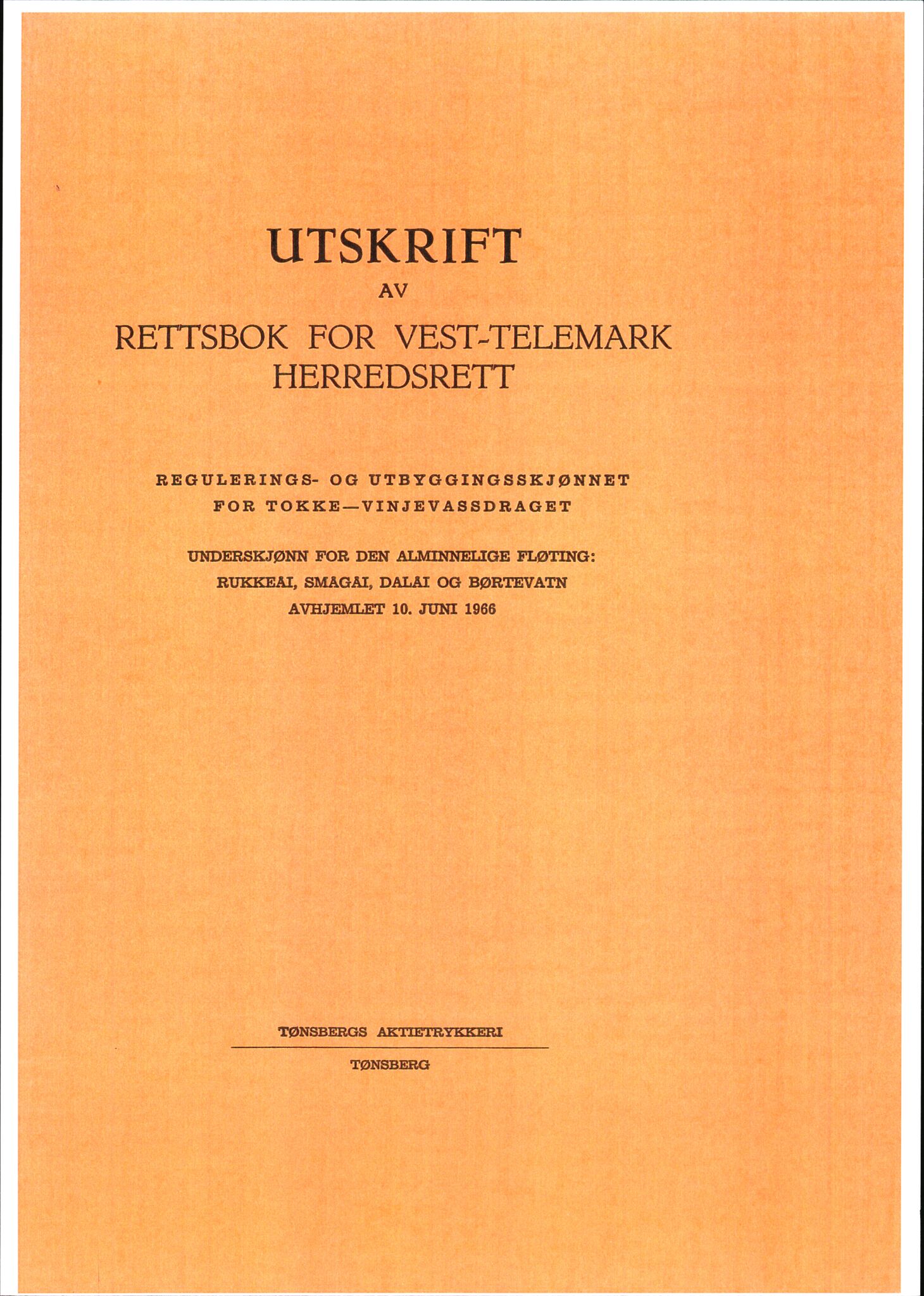 Vest-Telemark sorenskriveri, AV/SAKO-A-134/F/Fo/Fob/L0002: Skjønn/rettsbøker for kraftutbygging/veg, 1963-1968, s. 847