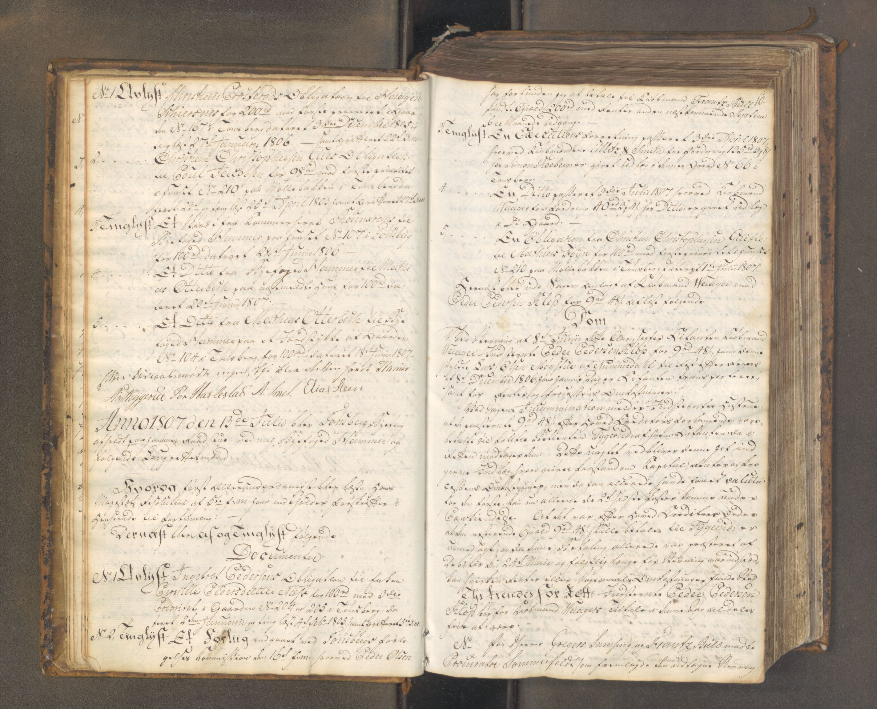 Tønsberg byfogd, AV/SAKO-A-224/F/Fa/L0022: Tingbok, 1807-1818, s. 9b-10a
