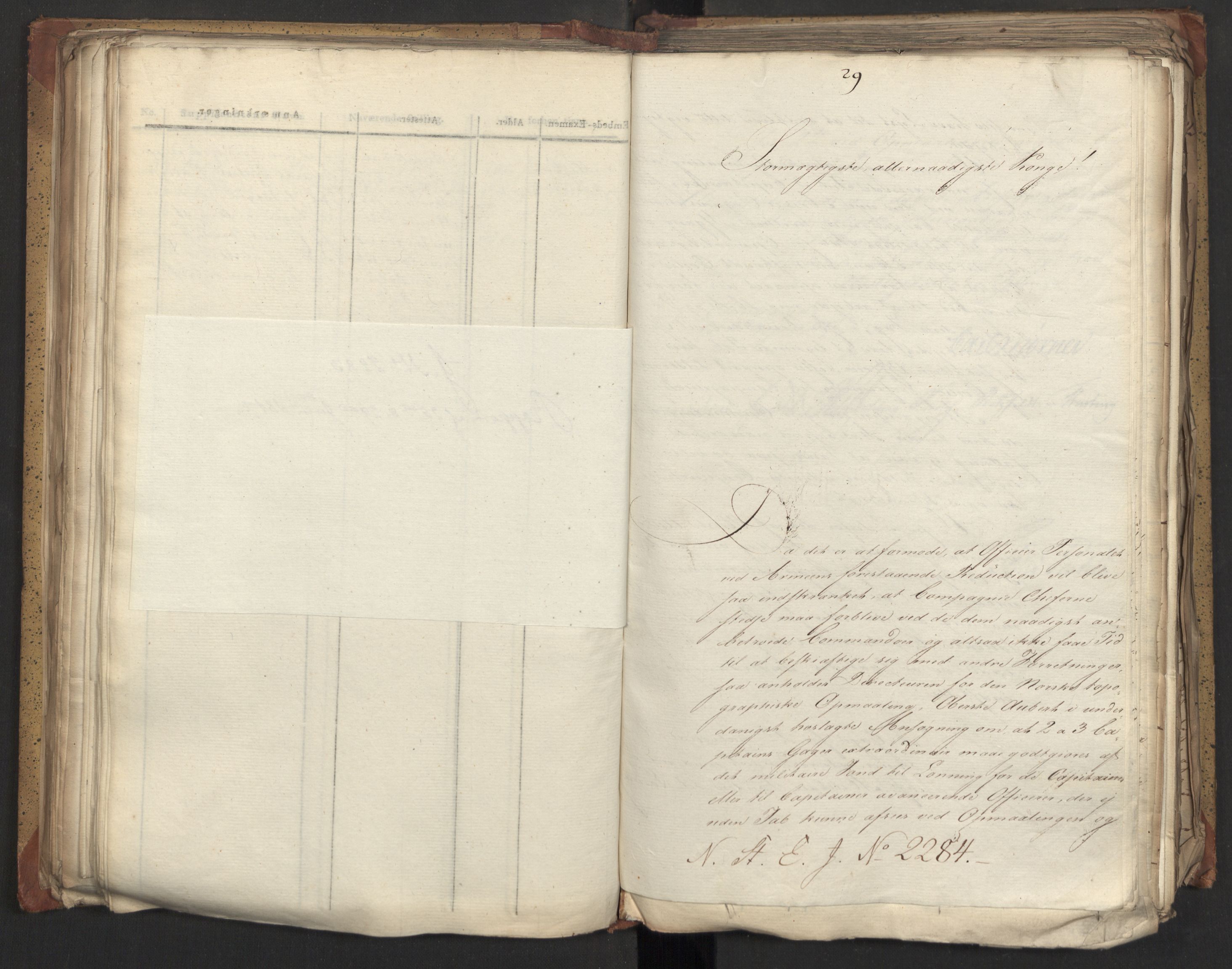 Statsrådsavdelingen i Stockholm, RA/S-1003/D/Da/L0010: Regjeringsinnstillinger nr. 2219-2392, 1817, s. 169