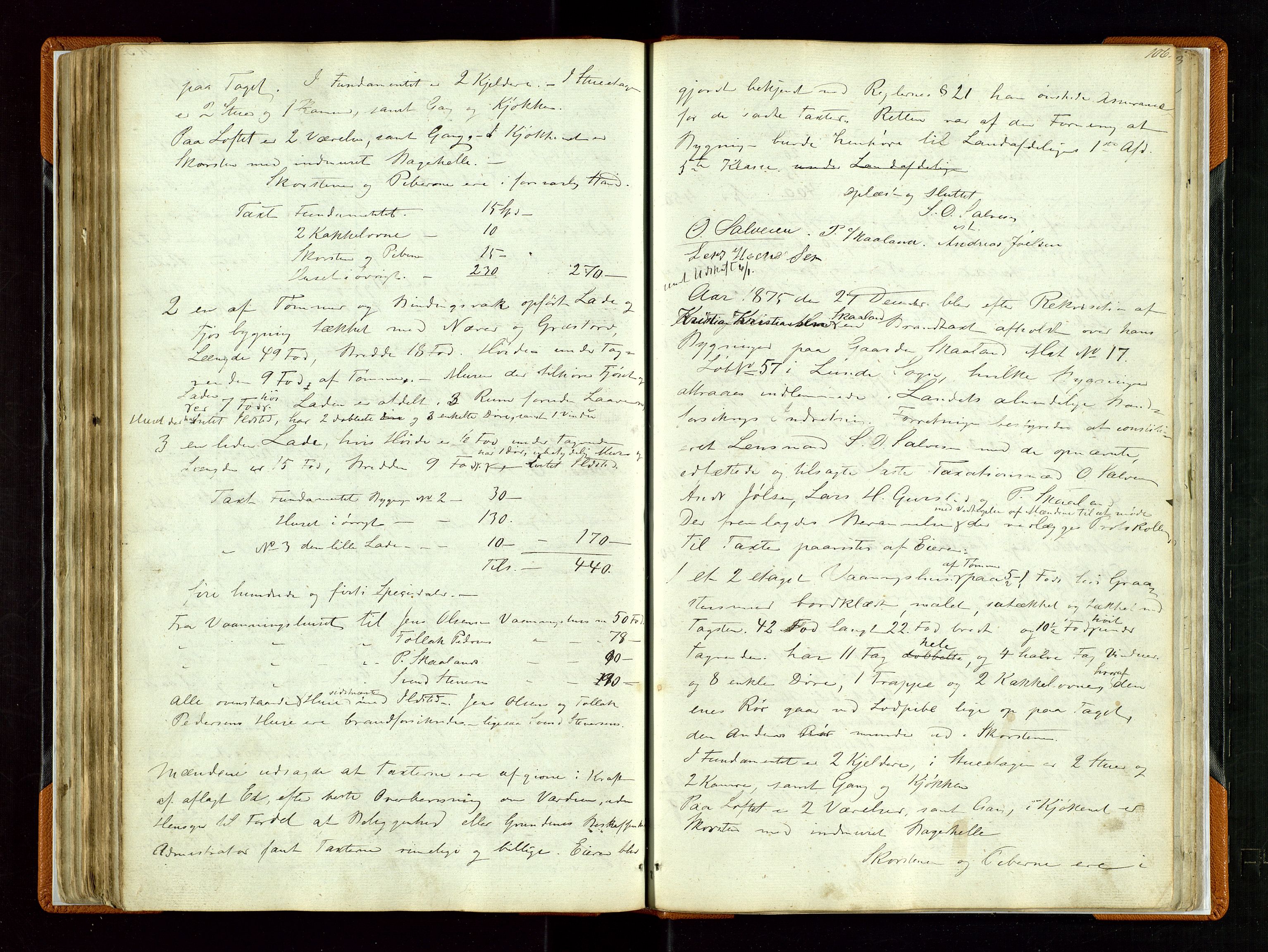 Lund lensmannskontor, AV/SAST-A-100303/Goa/L0001: "Brandtaxations-Protocol", 1848-1878, s. 105b-106a