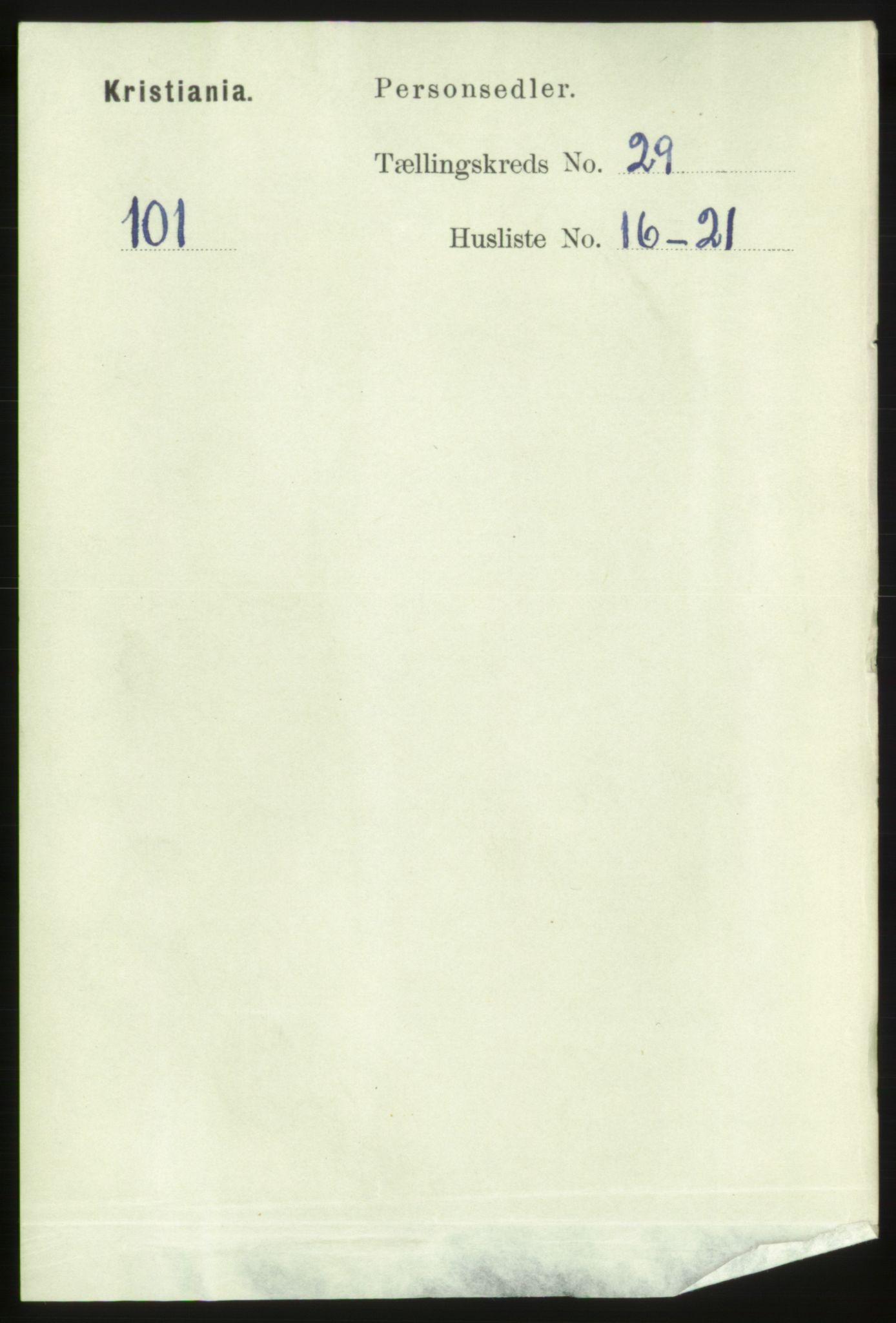 RA, Folketelling 1891 for 0301 Kristiania kjøpstad, 1891, s. 15283