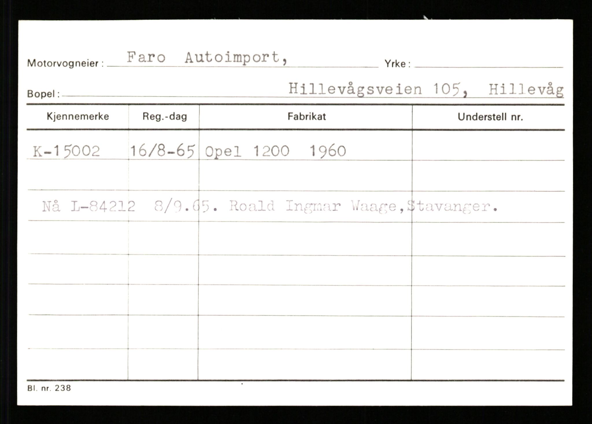 Stavanger trafikkstasjon, AV/SAST-A-101942/0/G/L0003: Registreringsnummer: 10466 - 15496, 1930-1971, s. 2892