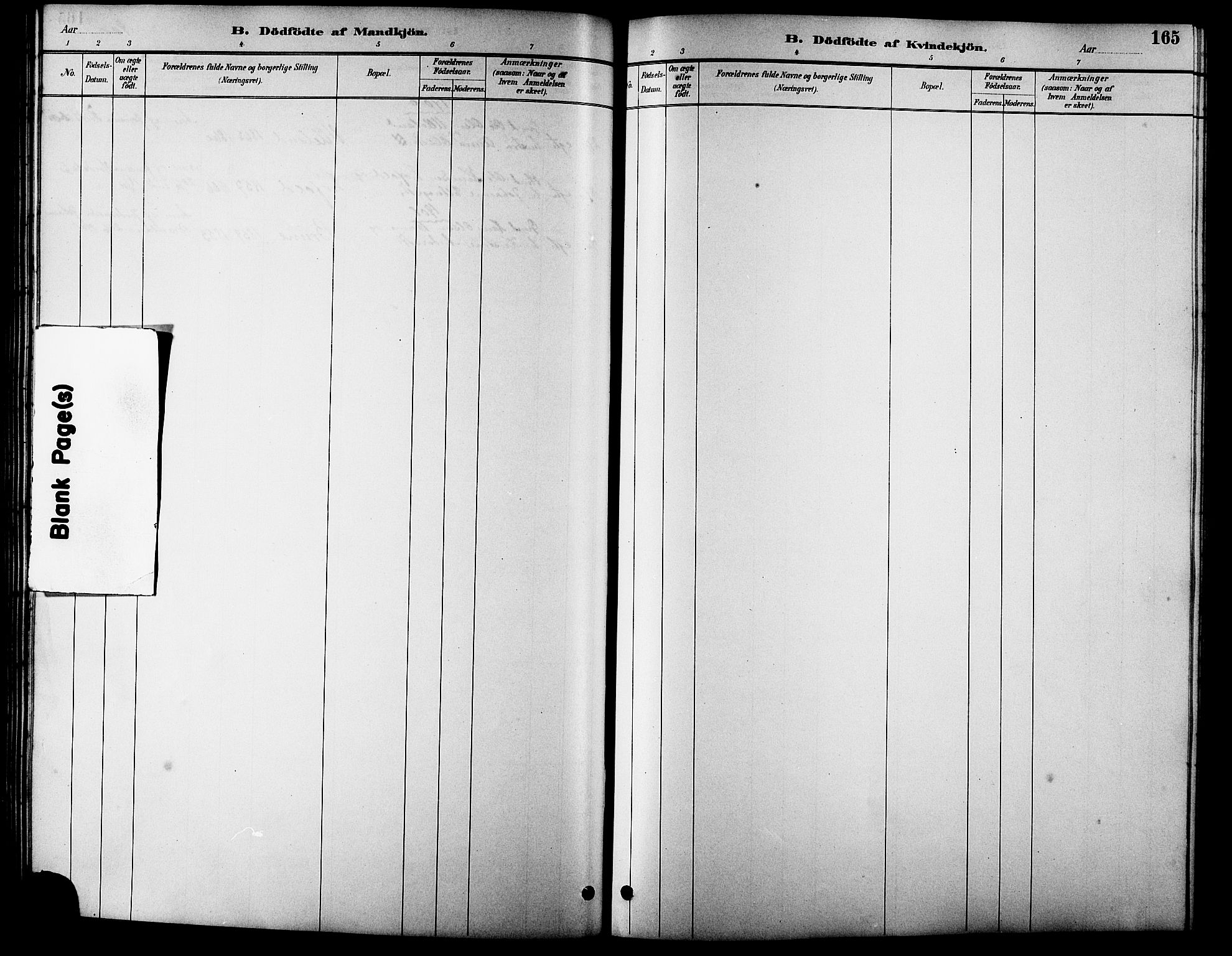 Ministerialprotokoller, klokkerbøker og fødselsregistre - Møre og Romsdal, SAT/A-1454/511/L0158: Klokkerbok nr. 511C04, 1884-1903, s. 165