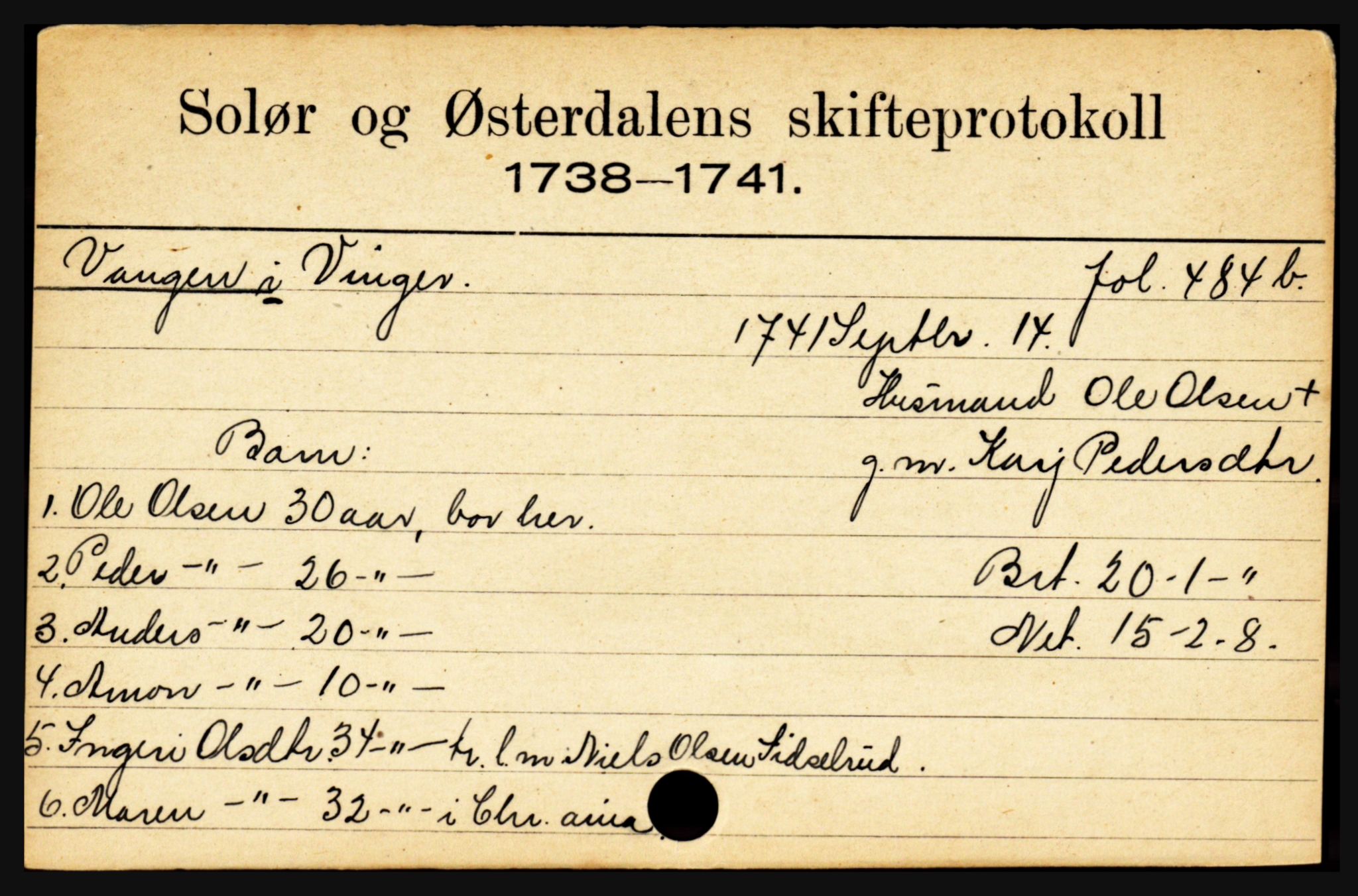 Solør og Østerdalen sorenskriveri, SAH/TING-024/J, 1716-1774, s. 6877