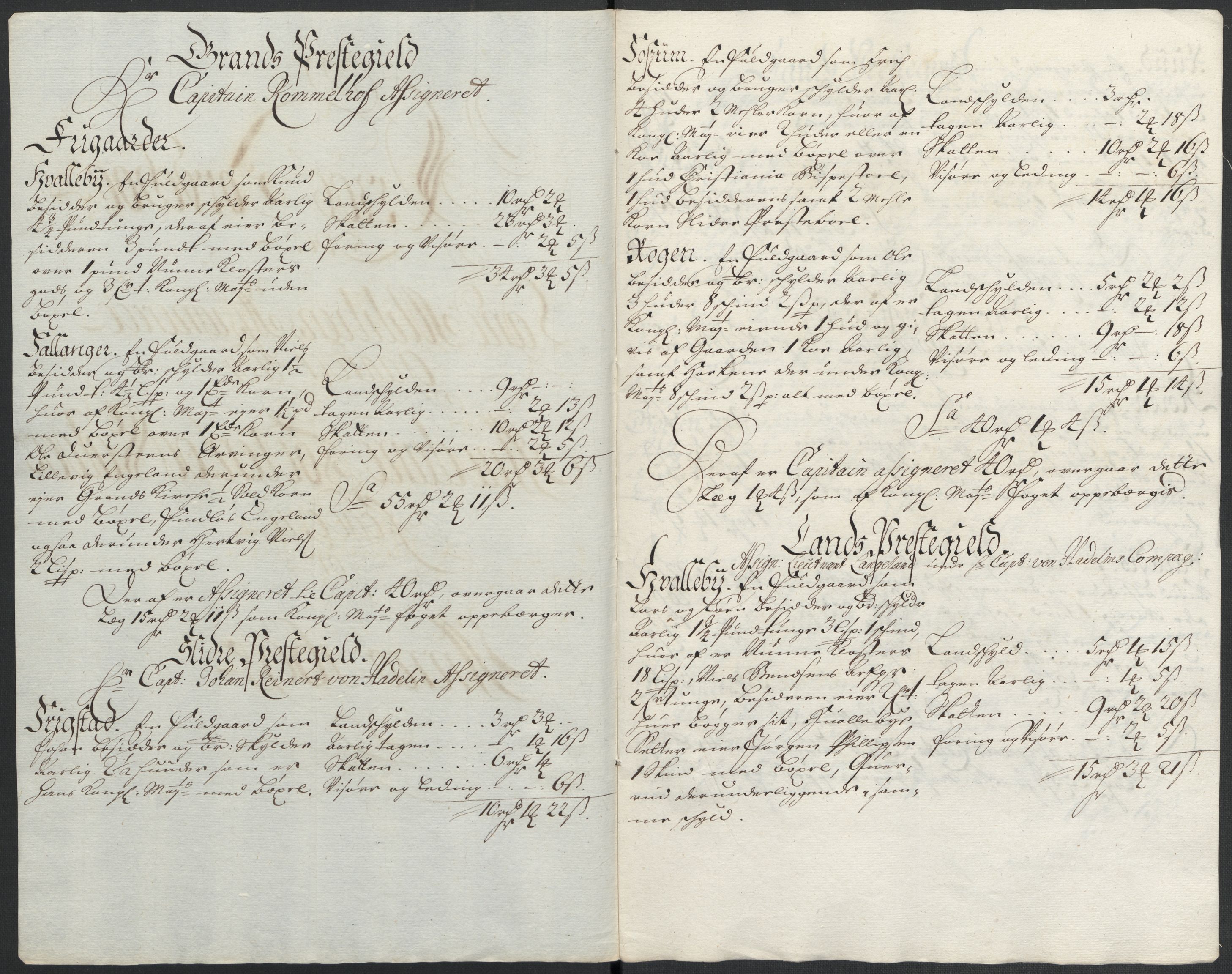 Rentekammeret inntil 1814, Reviderte regnskaper, Fogderegnskap, RA/EA-4092/R18/L1296: Fogderegnskap Hadeland, Toten og Valdres, 1698, s. 205