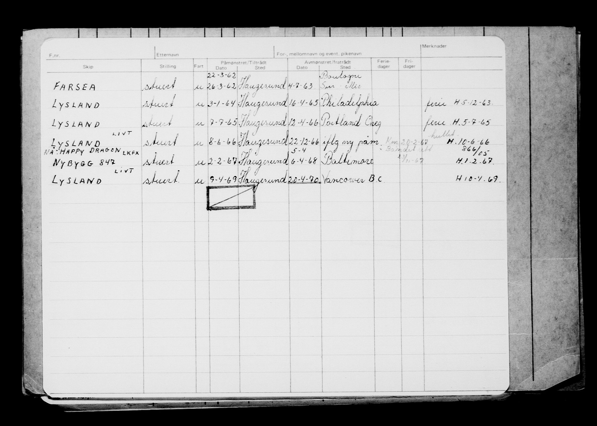 Direktoratet for sjømenn, AV/RA-S-3545/G/Gb/L0167: Hovedkort, 1919, s. 716