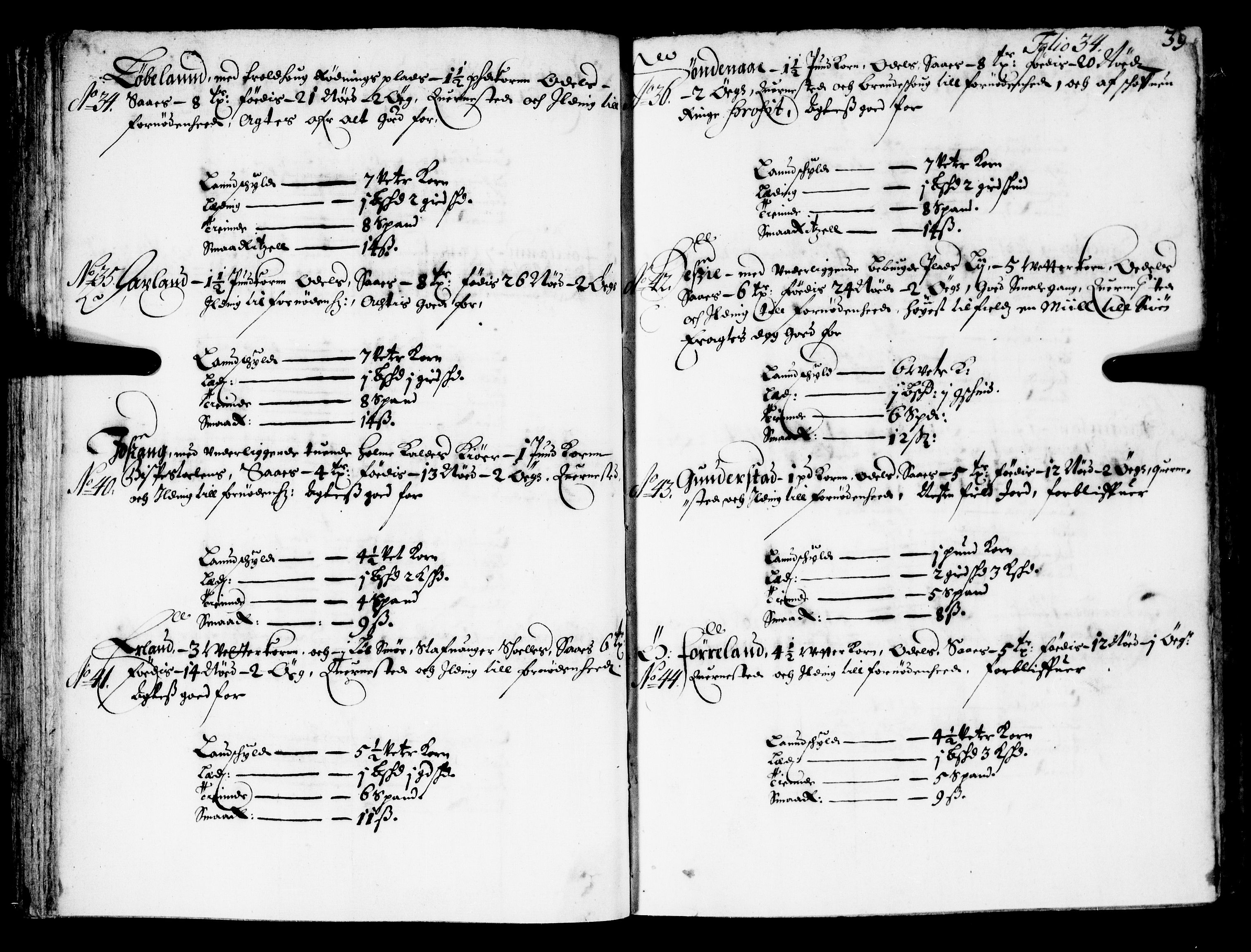 Rentekammeret inntil 1814, Realistisk ordnet avdeling, RA/EA-4070/N/Nb/Nba/L0033: Ryfylke fogderi, 1668, s. 33b-34a