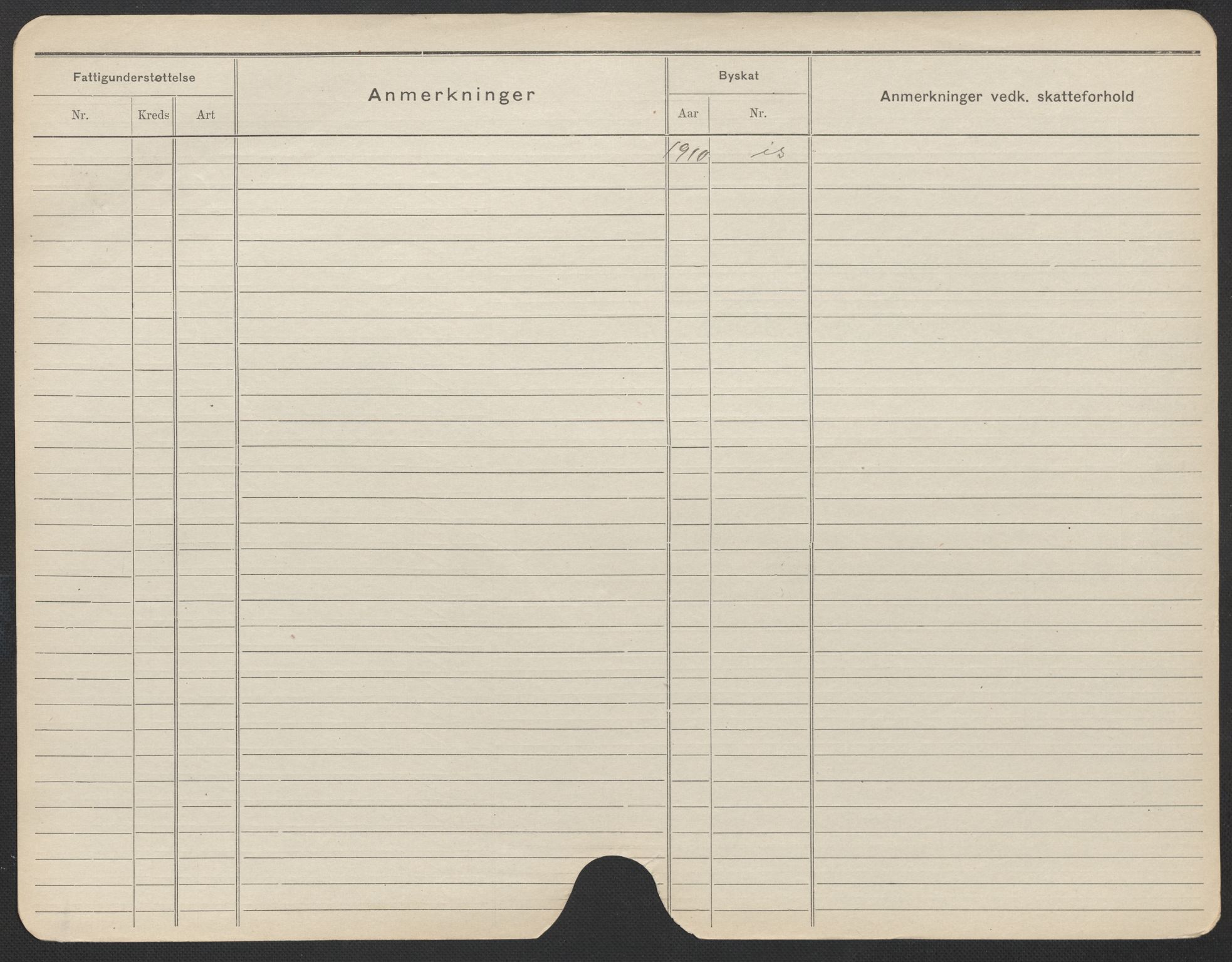 Oslo folkeregister, Registerkort, SAO/A-11715/F/Fa/Fac/L0023: Kvinner, 1906-1914, s. 501b