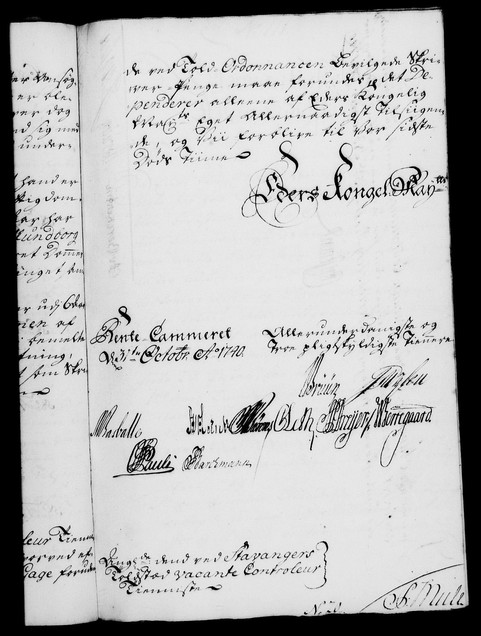 Rentekammeret, Kammerkanselliet, RA/EA-3111/G/Gf/Gfa/L0023: Norsk relasjons- og resolusjonsprotokoll (merket RK 52.23), 1740, s. 745