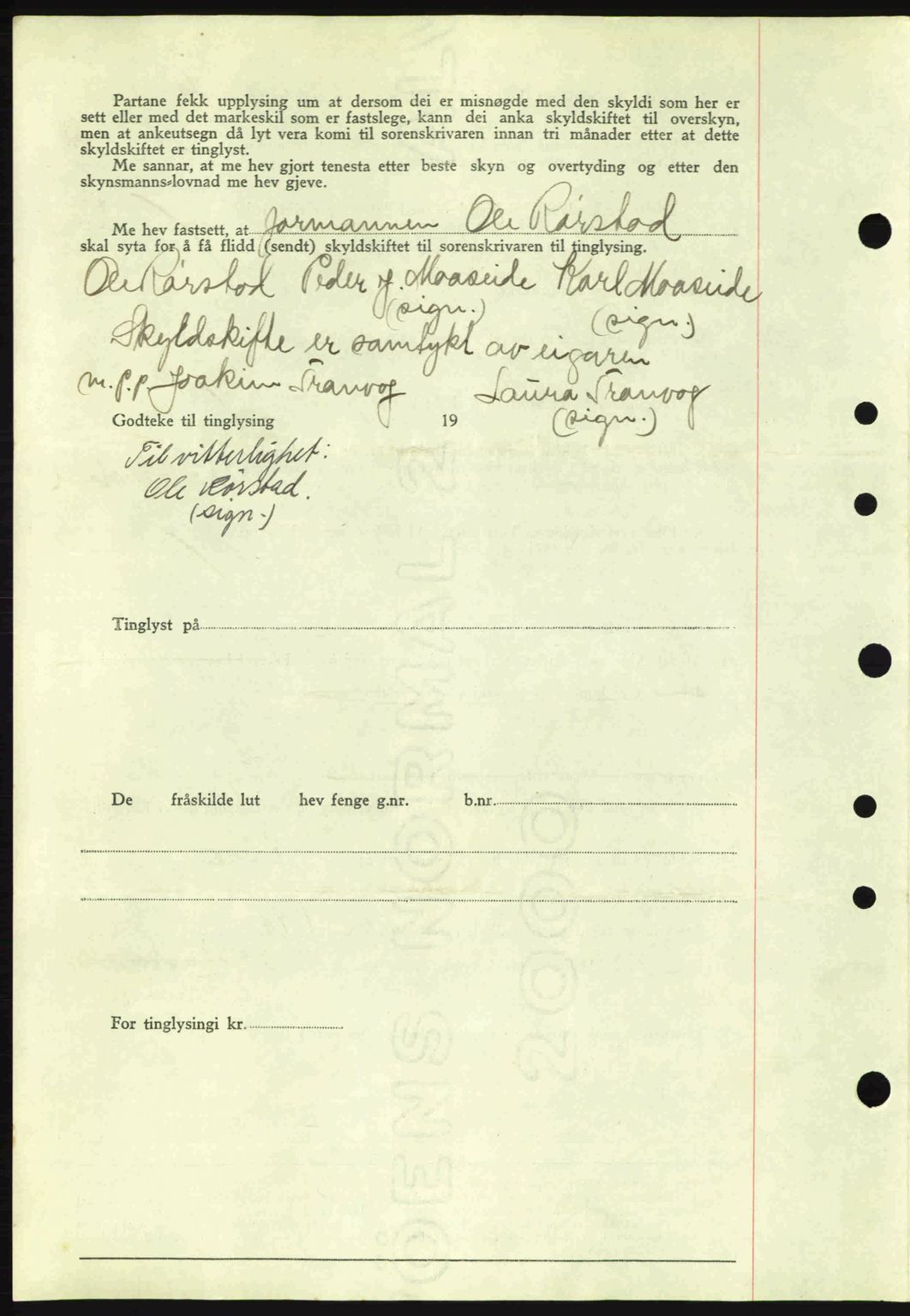 Nordre Sunnmøre sorenskriveri, AV/SAT-A-0006/1/2/2C/2Ca: Pantebok nr. A4, 1937-1938, Dagboknr: 474/1938