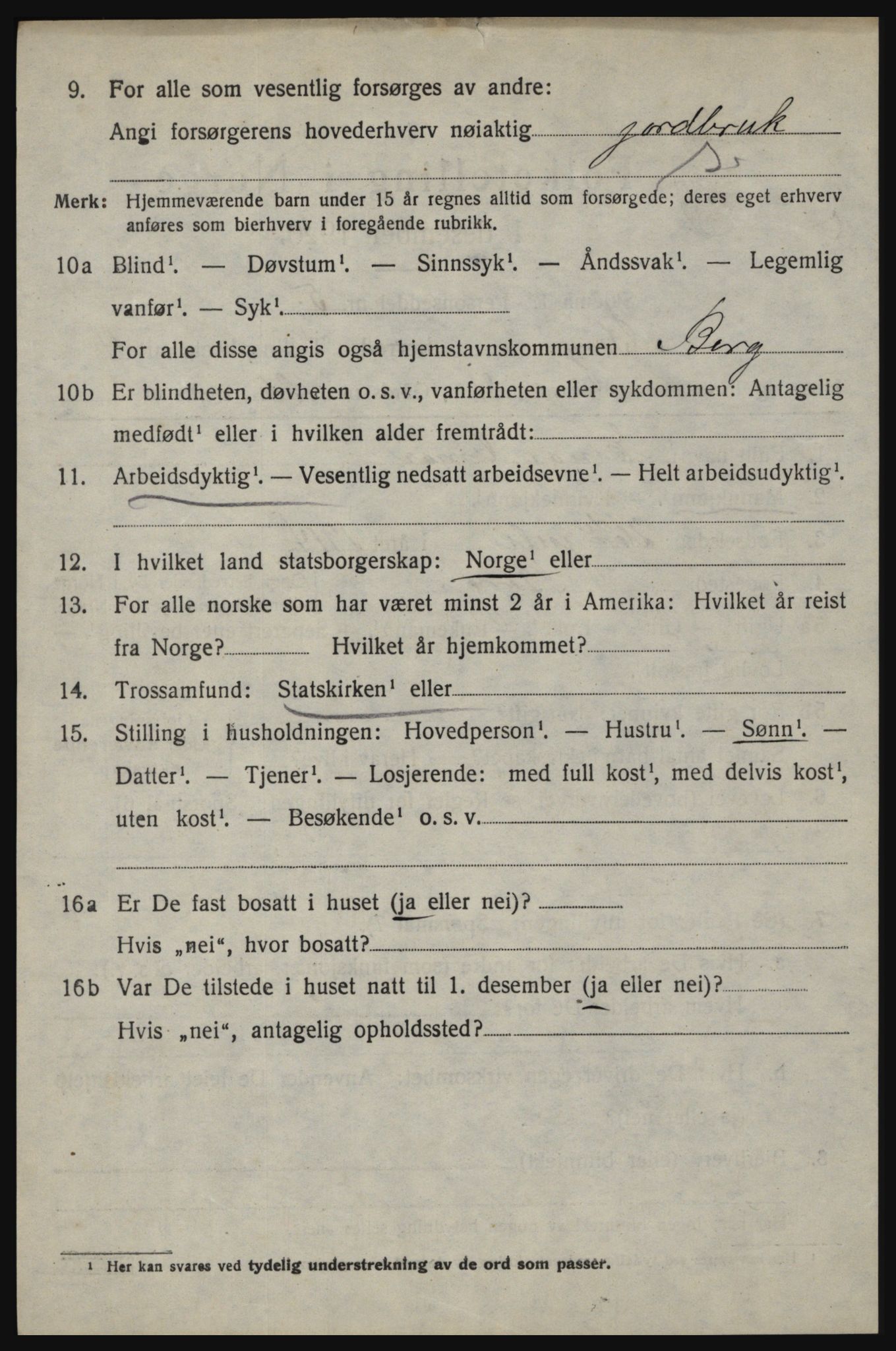 SAO, Folketelling 1920 for 0116 Berg herred, 1920, s. 9080