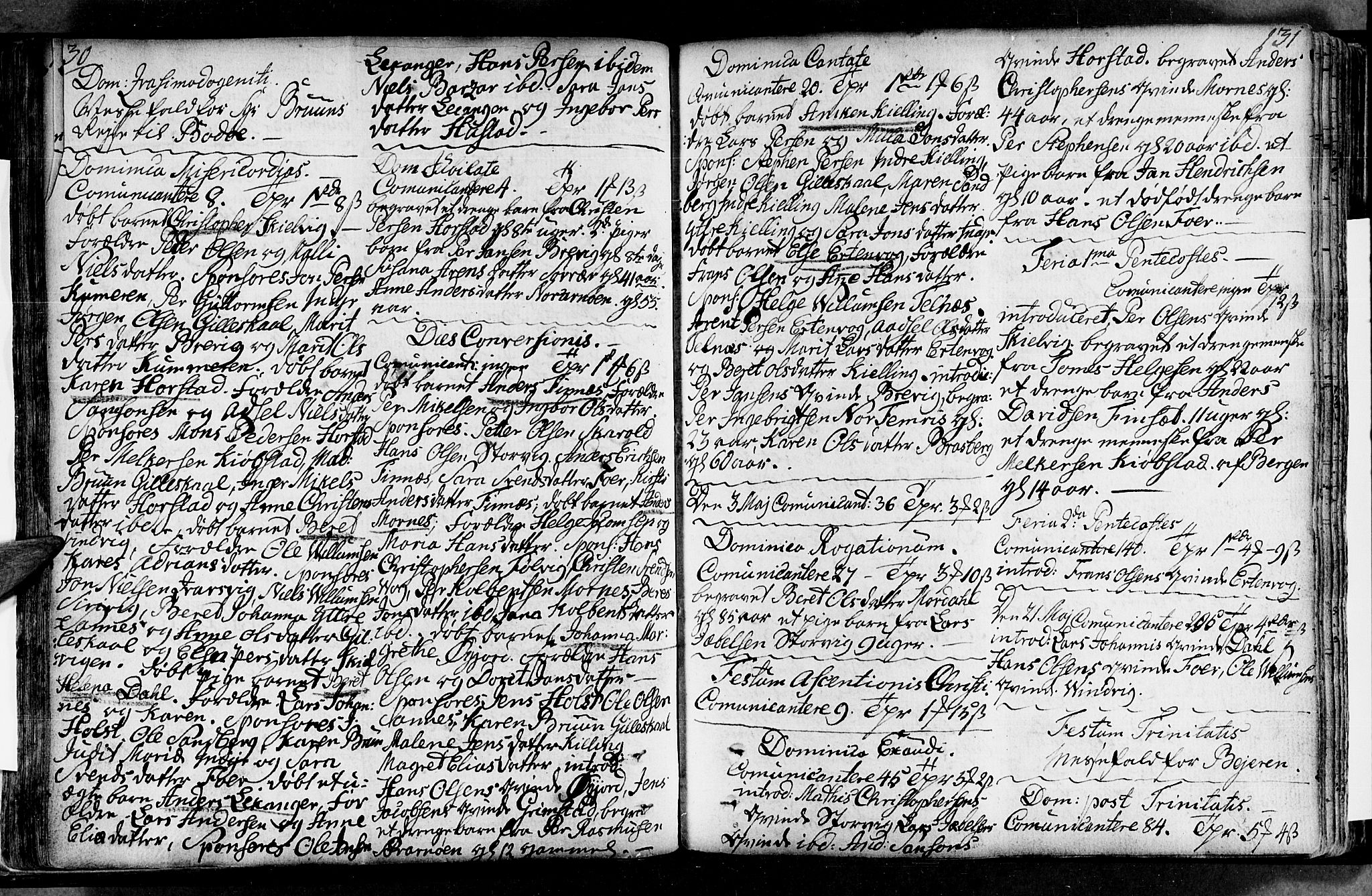 Ministerialprotokoller, klokkerbøker og fødselsregistre - Nordland, AV/SAT-A-1459/805/L0094: Ministerialbok nr. 805A01, 1773-1804, s. 130-131