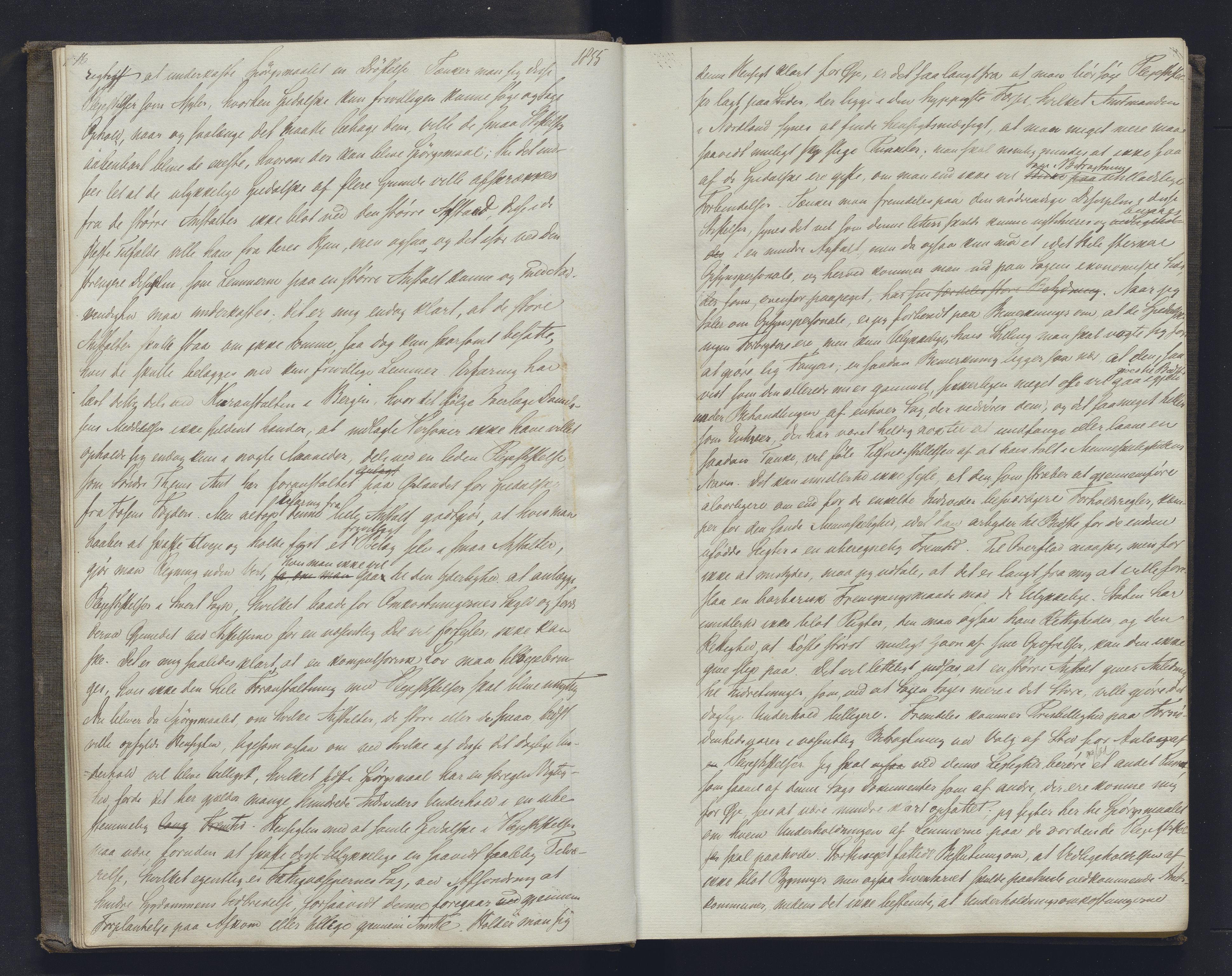 Lepraarkiver - Overlegen for den spedalske sykdom, AV/SAB-A-61001/B.b/L0001: Kopibok, 1854-1858, s. 16-17