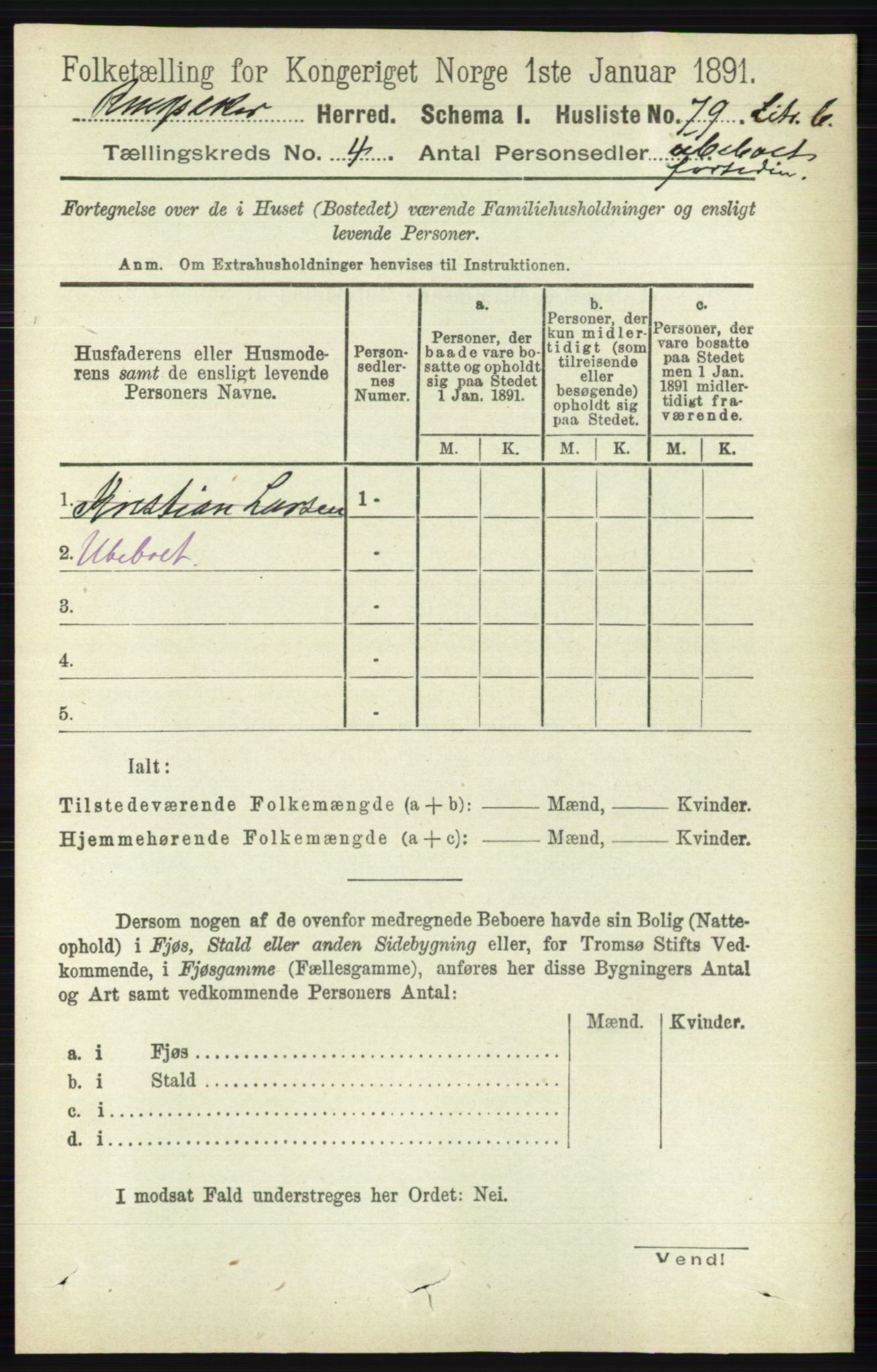 RA, Folketelling 1891 for 0412 Ringsaker herred, 1891, s. 1761