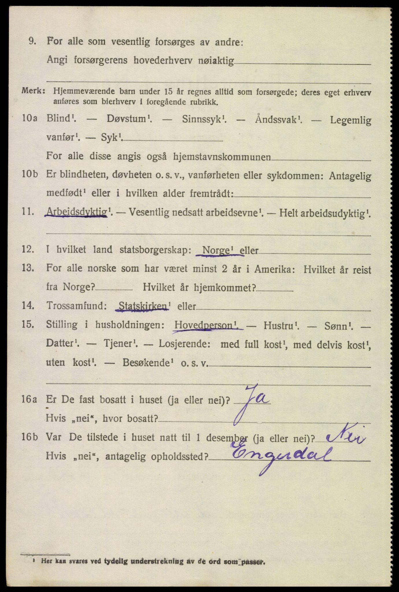 SAH, Folketelling 1920 for 0428 Trysil herred, 1920, s. 7620