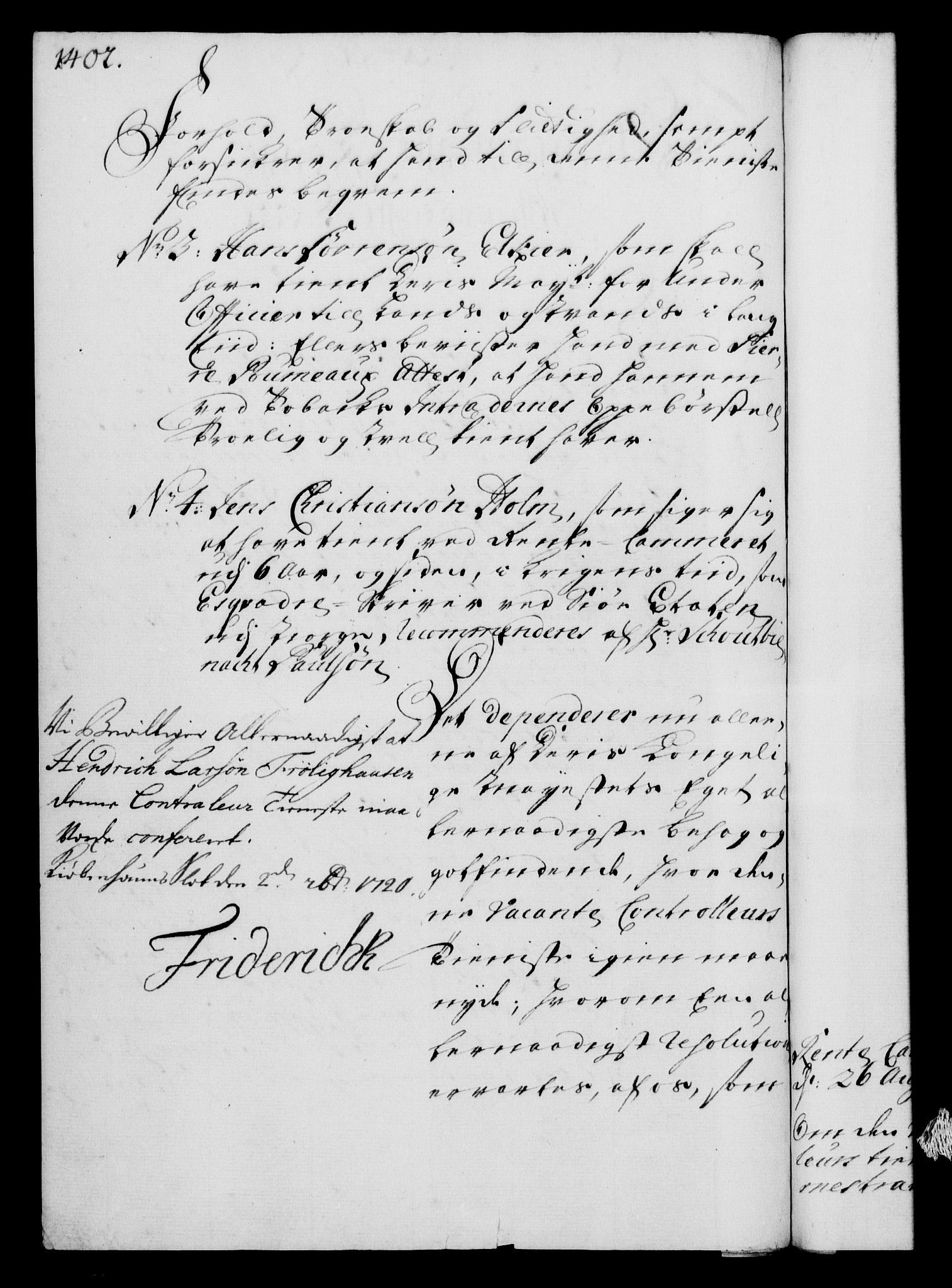 Rentekammeret, Kammerkanselliet, RA/EA-3111/G/Gf/Gfa/L0003: Norsk relasjons- og resolusjonsprotokoll (merket RK 52.3), 1720, s. 376