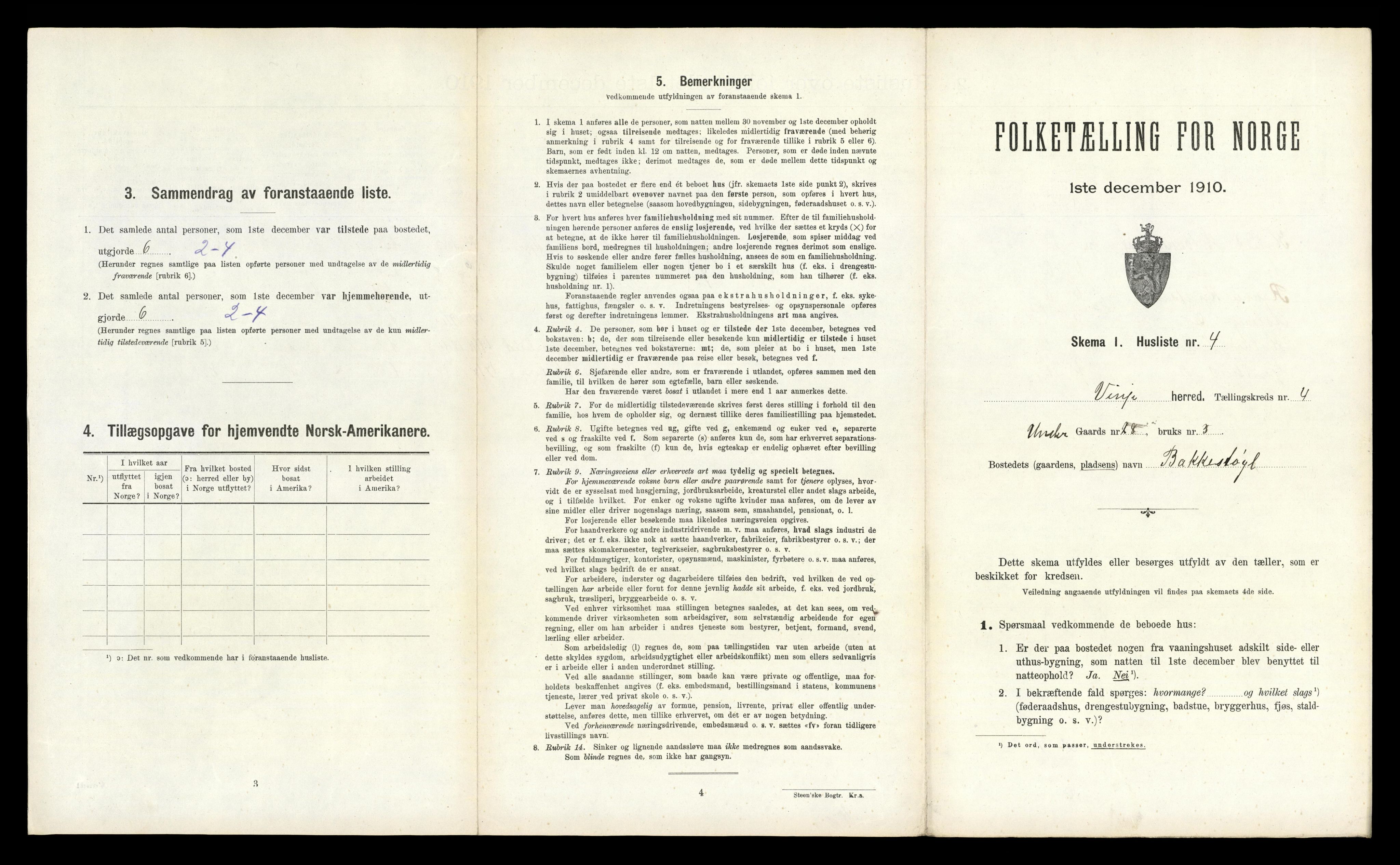 RA, Folketelling 1910 for 0834 Vinje herred, 1910, s. 170