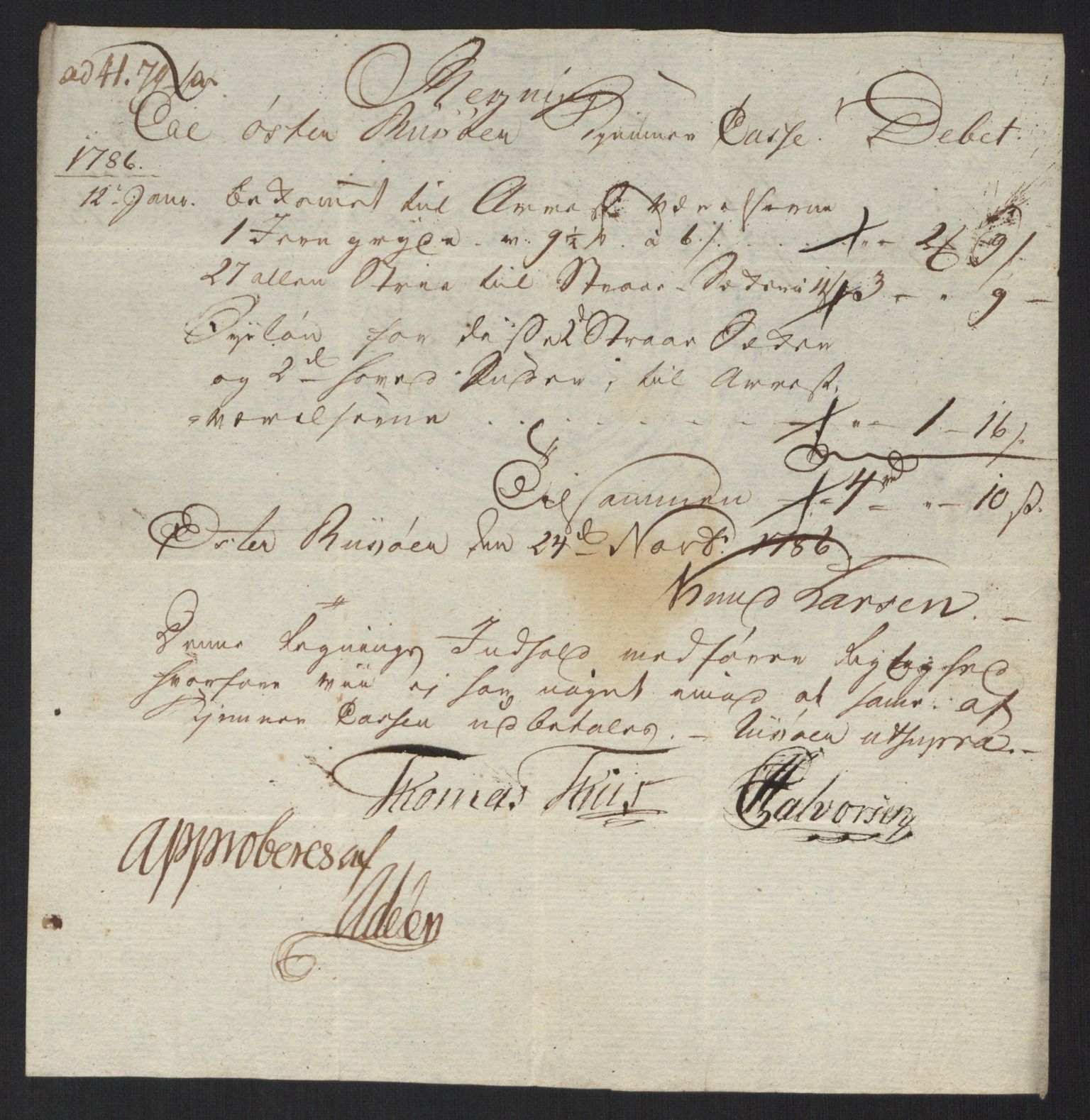 Danske Kanselli 1800-1814, AV/RA-EA-3024/K/Kk/Kka/Kkac/L0233: Kjøpstadregnskap Øster Risør, 1772-1790, s. 330