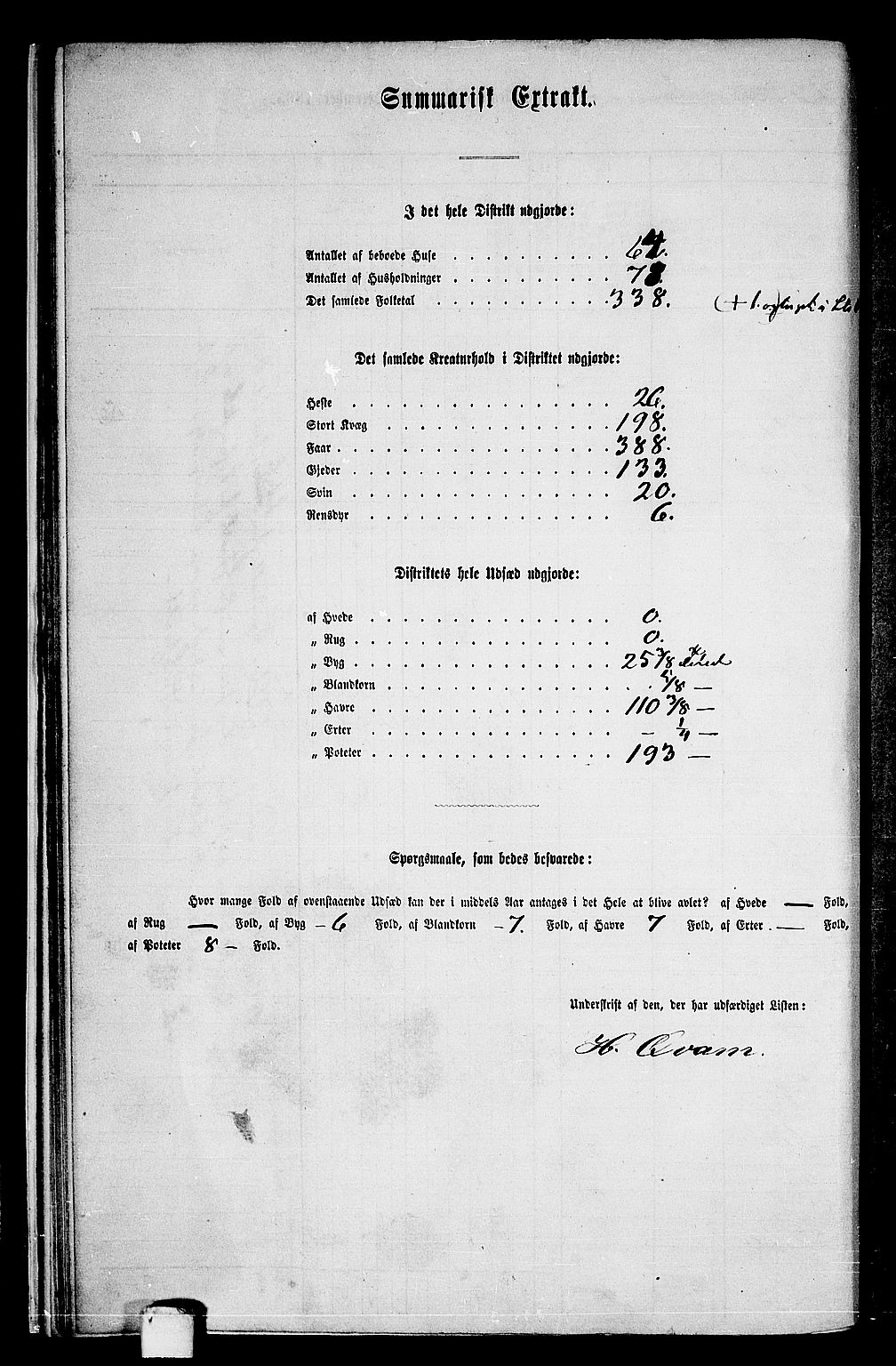 RA, Folketelling 1865 for 1745L Namsos prestegjeld, Vemundvik sokn og Sævik sokn, 1865, s. 21