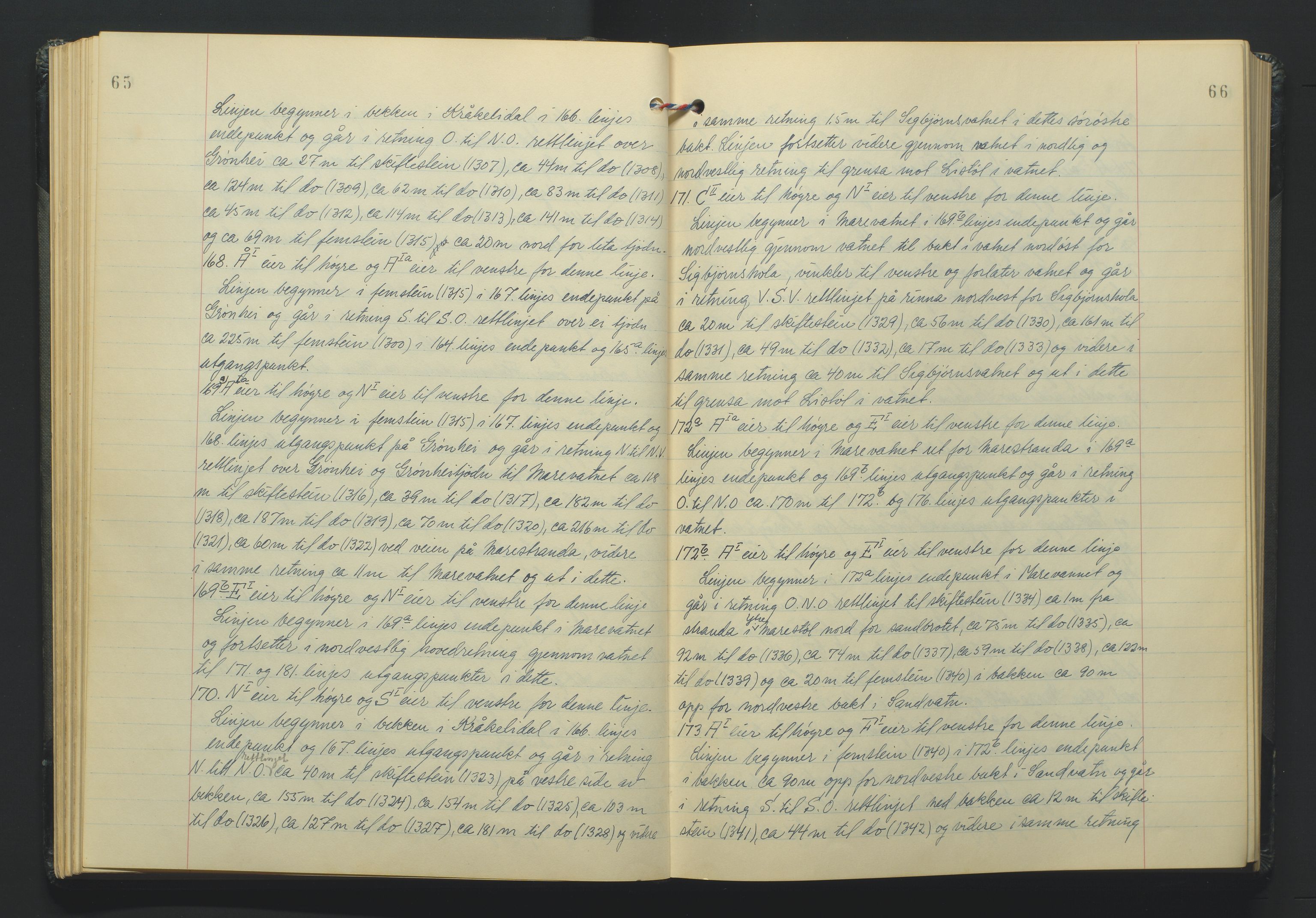 Lista jordskifterett, AV/SAK-1541-0005/F/Fa/L0003: Jordskifterettsbok Flekkefjord domssokn, med gårdsregister nr 9, 1956-1963, s. 65-66
